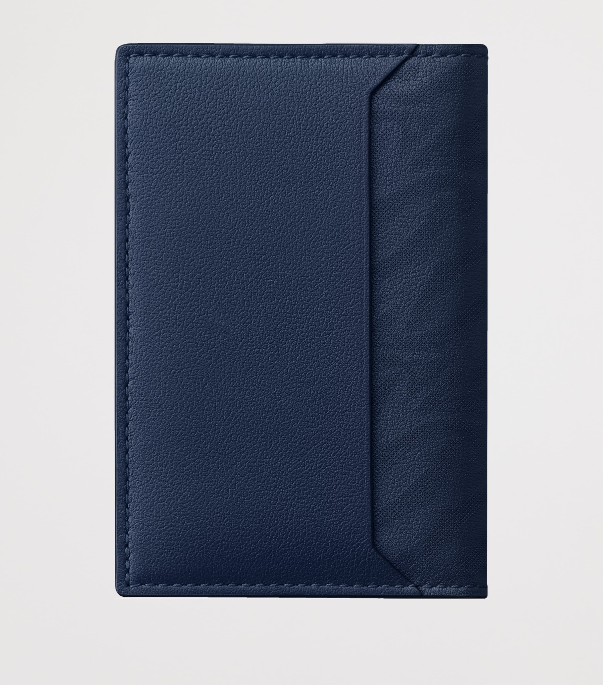 Leather Must de Cartier Card Holder NAVY BLUE Image 2