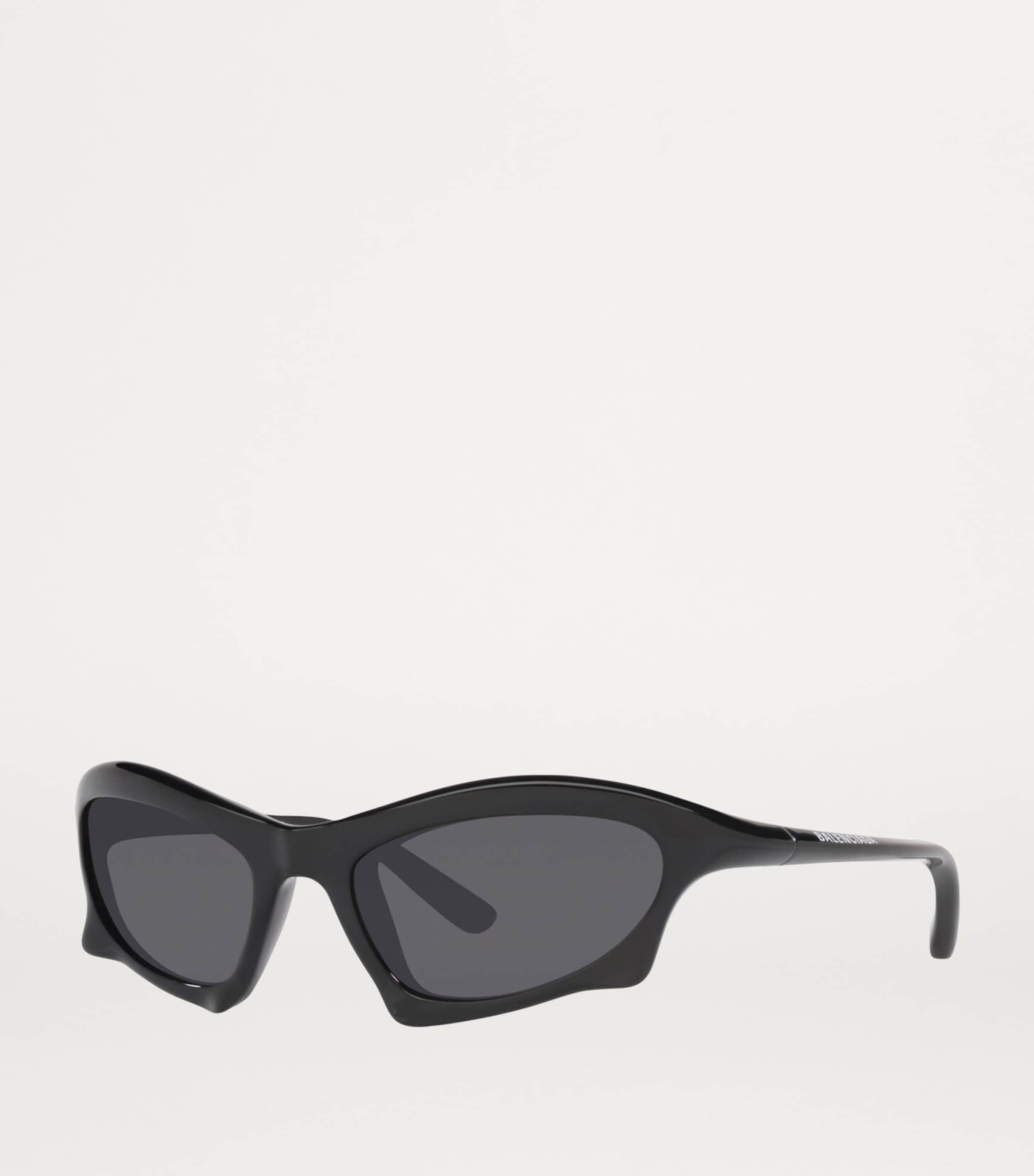 Balenciaga Black Bat Rectangle BB0229S Sunglasses | Harrods AU