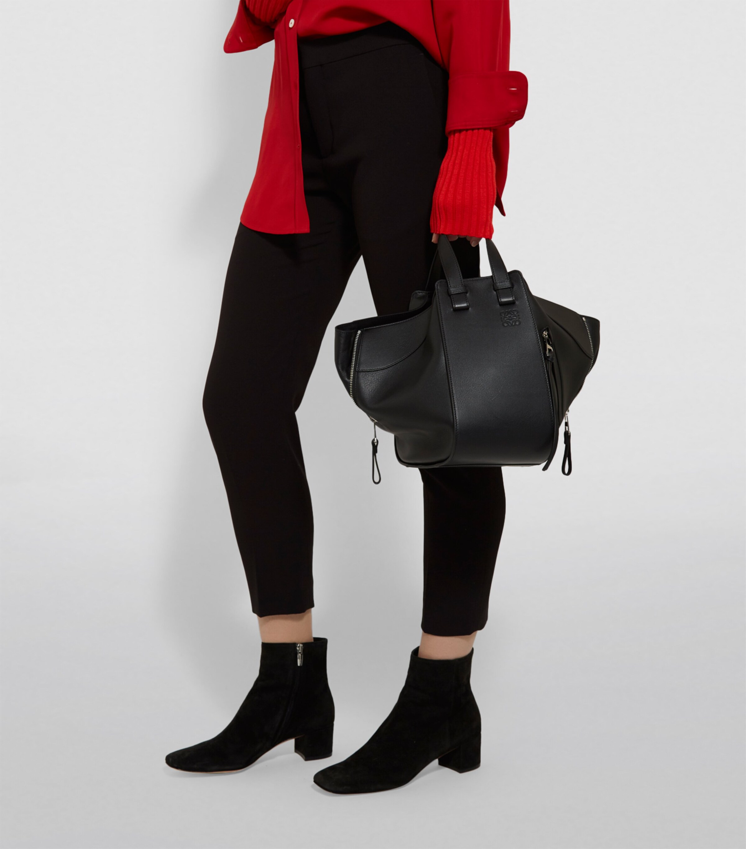 Small Leather Hammock Top-Handle Bag 1100 Image 4