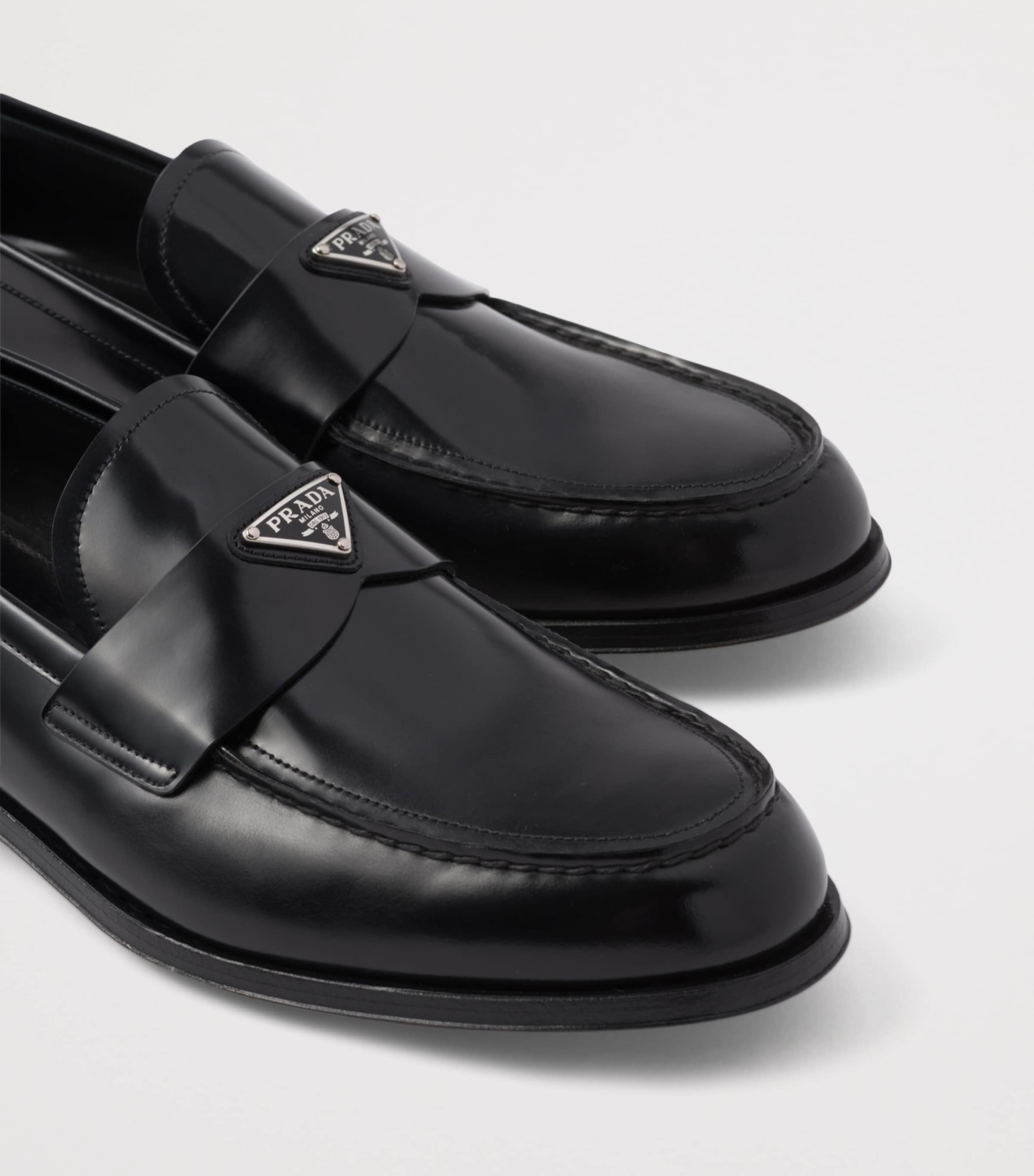 Brushed Leather Loafers F0002 Image 5