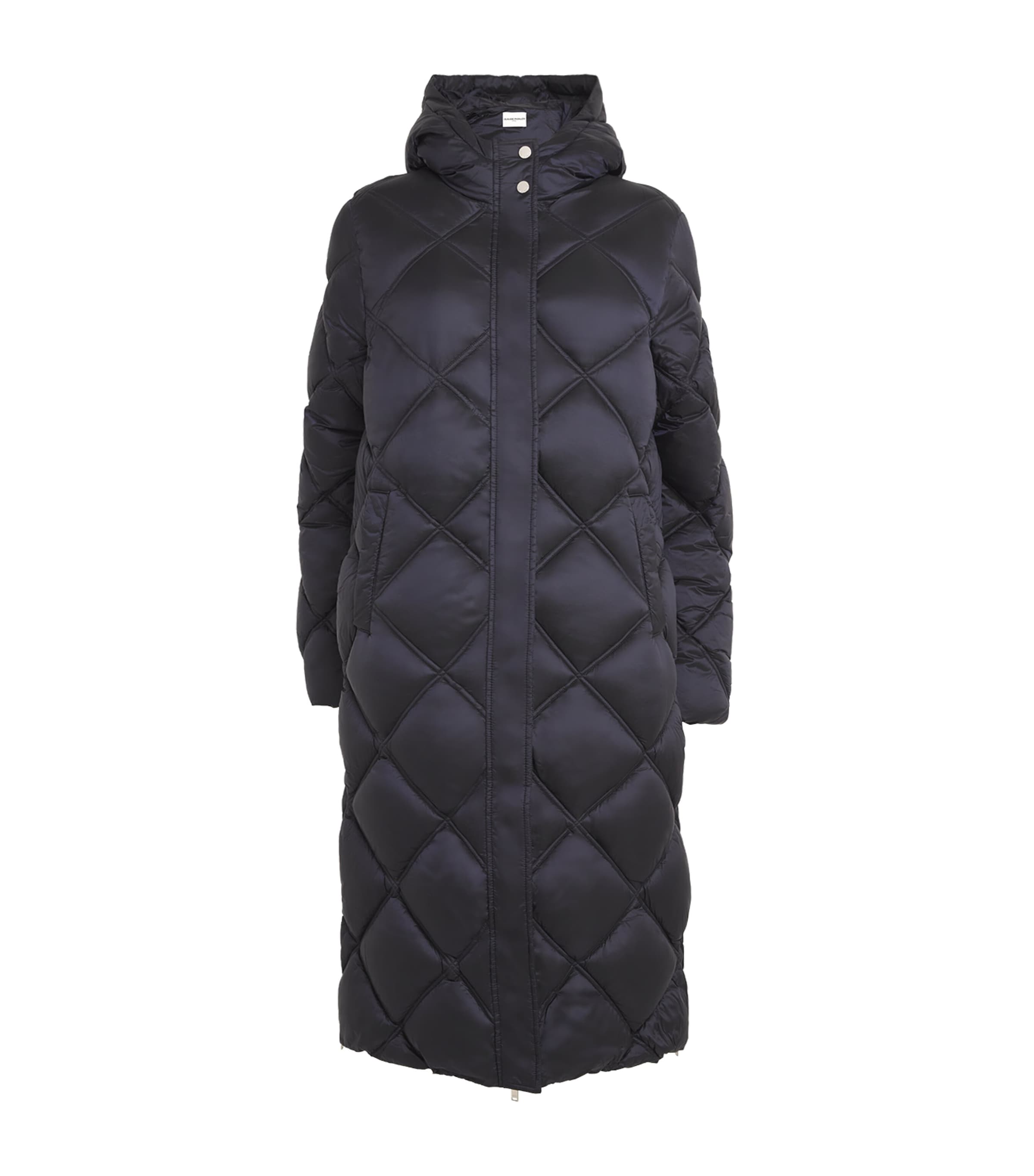 Claudie Pierlot Quilted Puffer Coat In Black