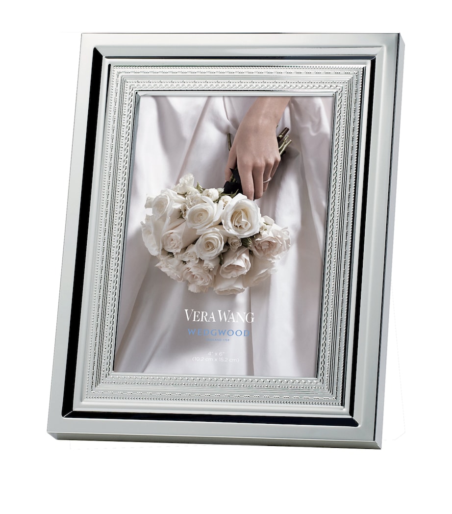 Wedgwood With Love Silver-Plated Photo Frame (4" x 6") Silver Image 1