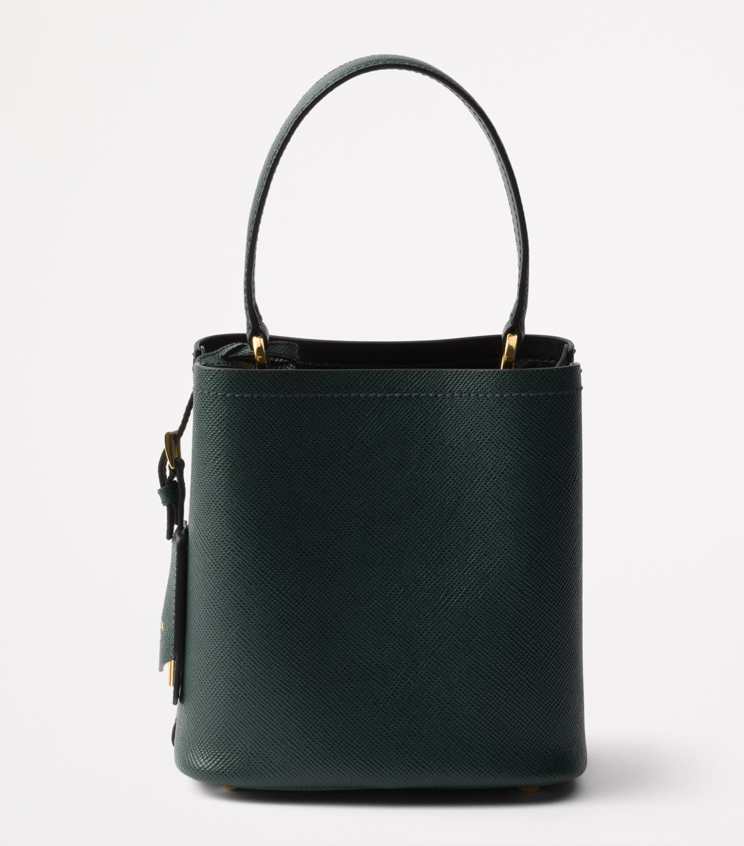 Prada Saffiano Leather Panier Top-Handle Bag Image 3