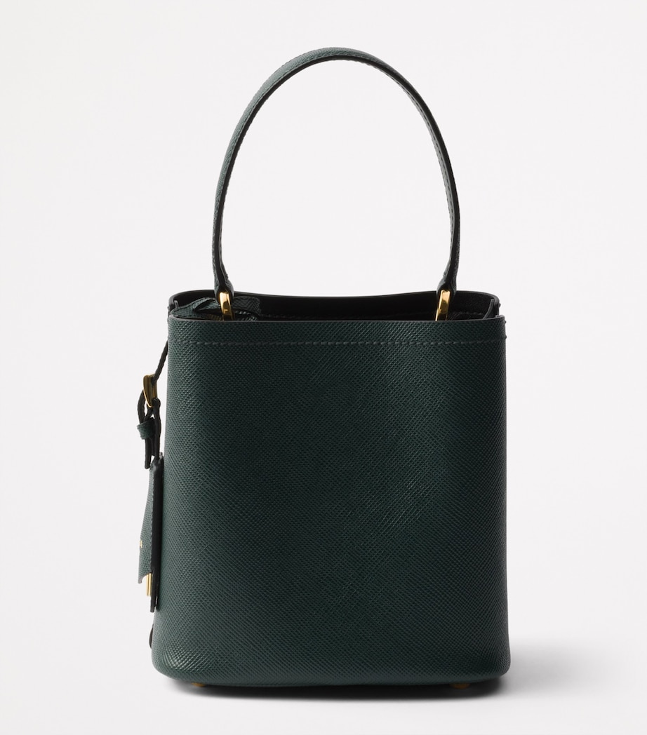Prada Saffiano Leather Panier Top-Handle Bag Image 3
