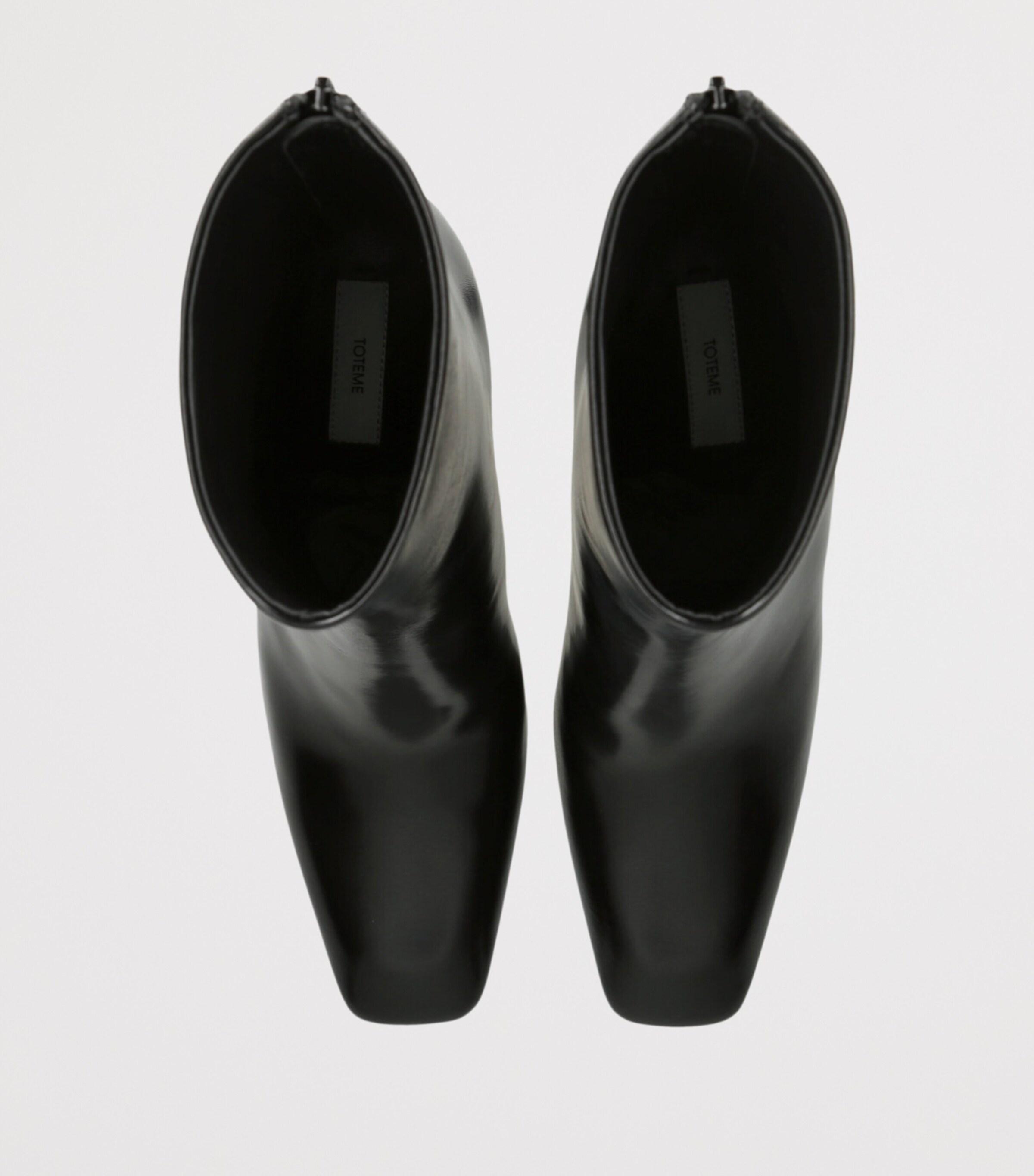 Toteme Nappa Leather Ankle Boots 85 Black Image 6