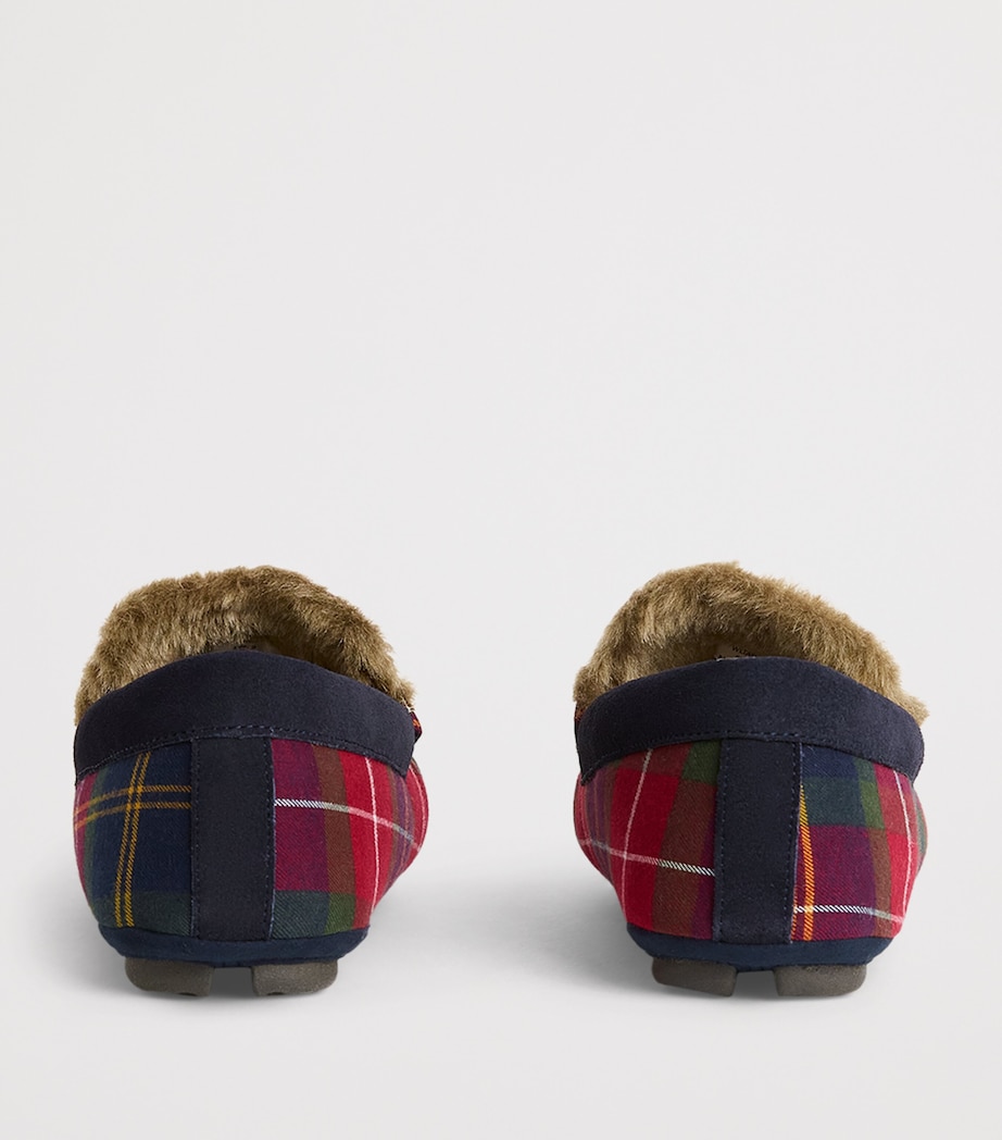 Suede Tartan Monty Slippers WINTERBERRY TARTAN Image 3