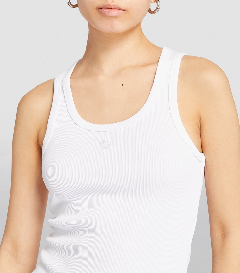 Logo Patch Tank Top WHITE Image 6