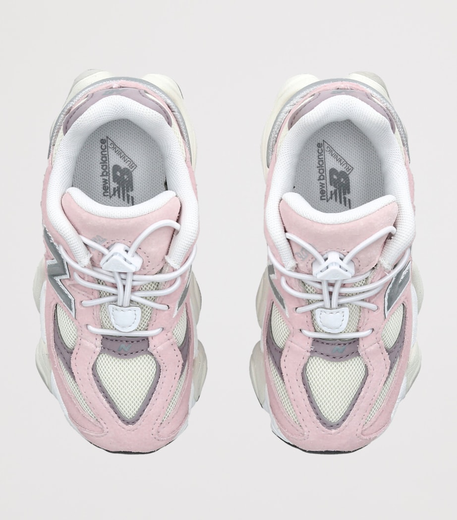 New Balance Kids Suede 9060 Sneakers Pink Comb Image 4