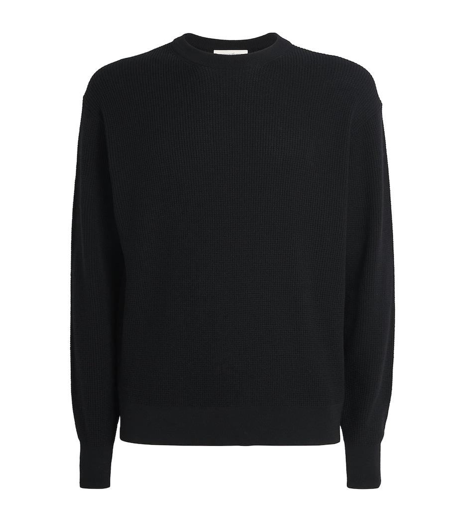 x Aaron Levine Merino-Cashmere Portland Sweater BLACK Image 1