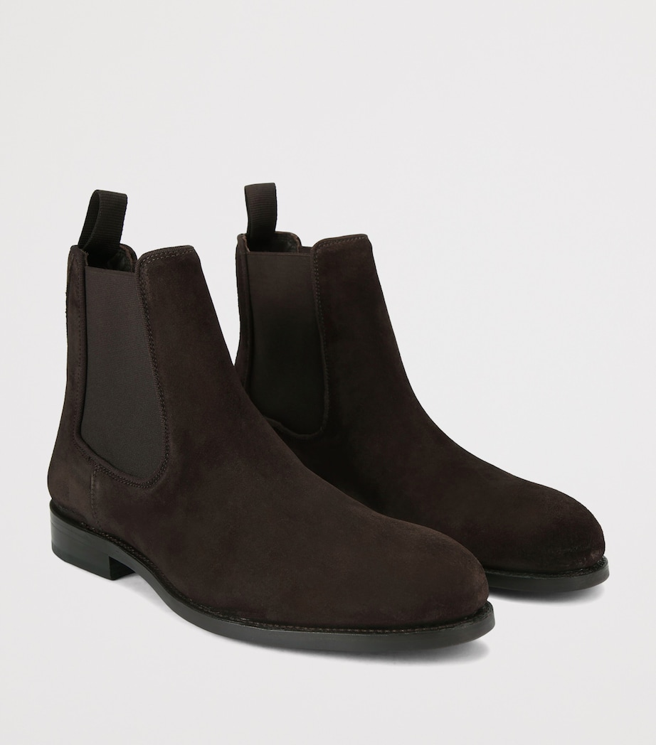 Suede Sloan Chelsea Boots BROWN Image 3