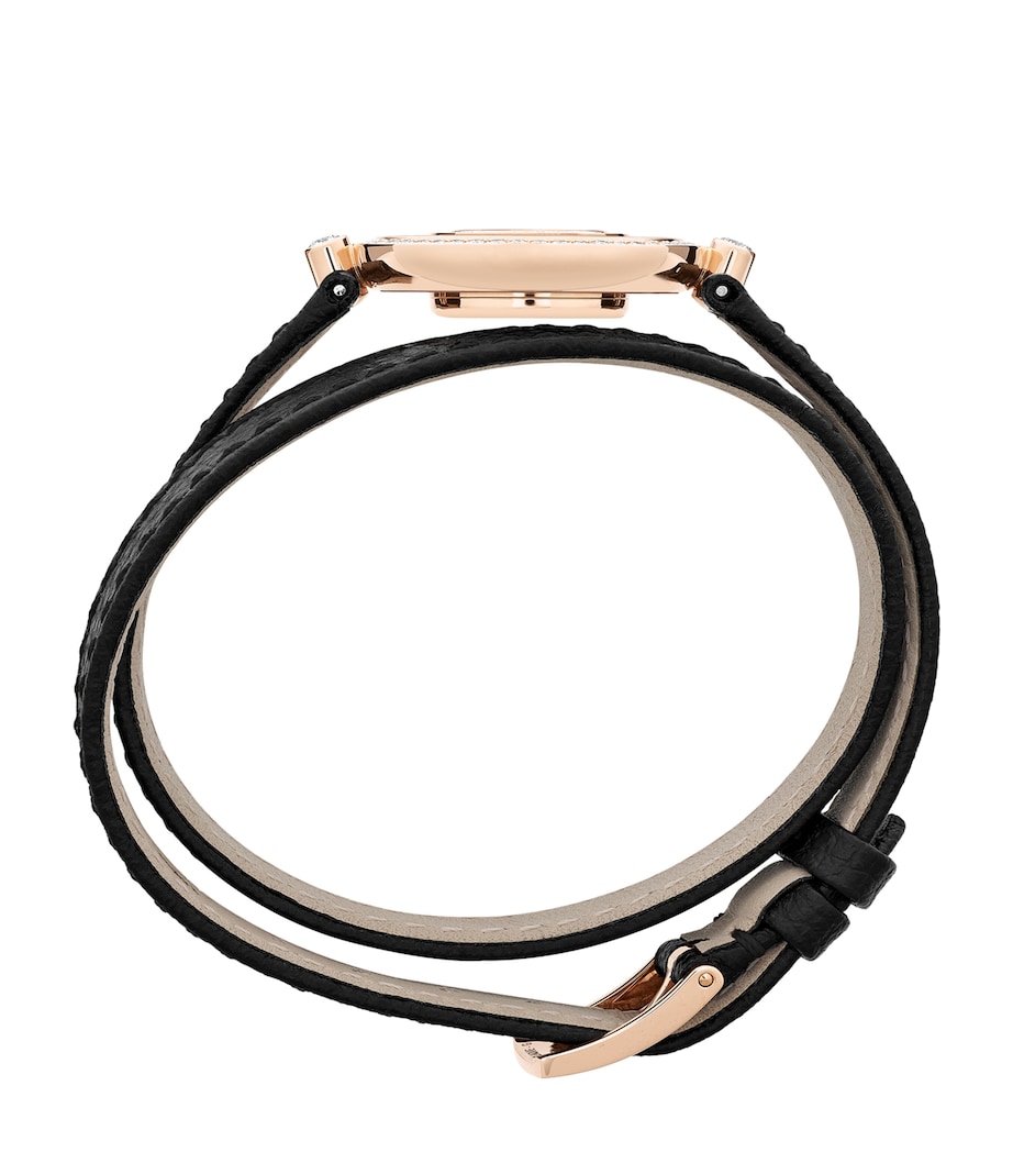 Rose Gold and Diamond Happy Diamonds Watch 26mm 18K ROSE GOLD Image 5