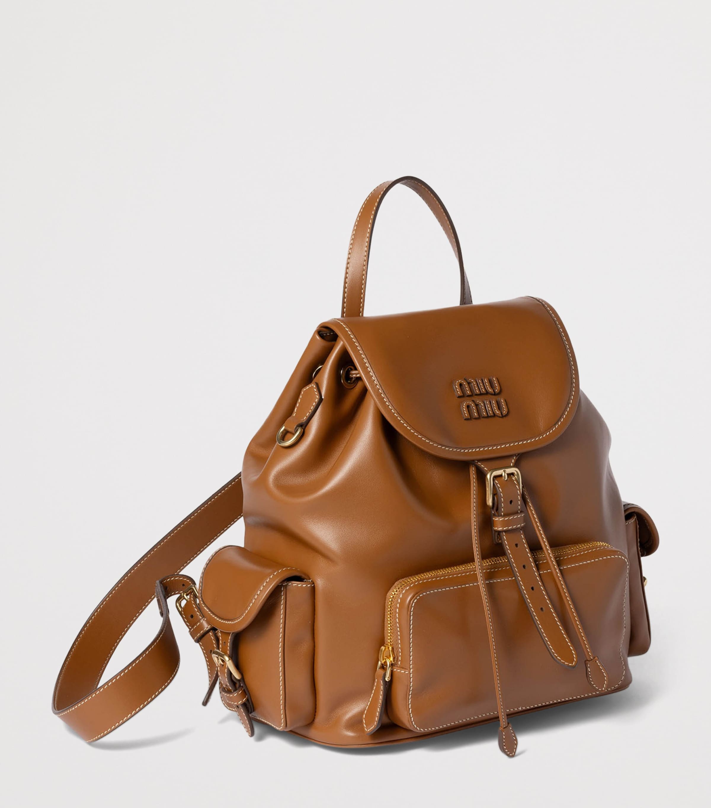 Leather Backpack F0046 Image 2