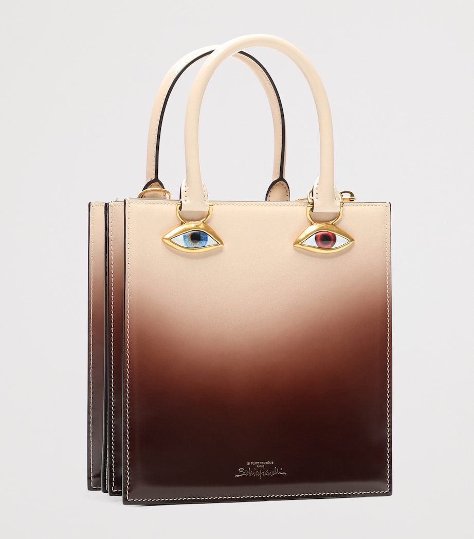 Schiaparelli Face Anatomy Top-Handle Bag Brown/nude Image 4