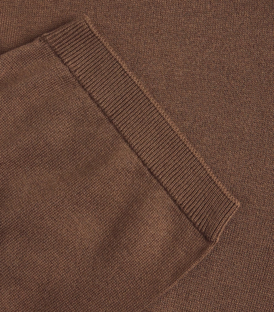 Isaia Mens Silk-Cashmere T-Shirt Image 6