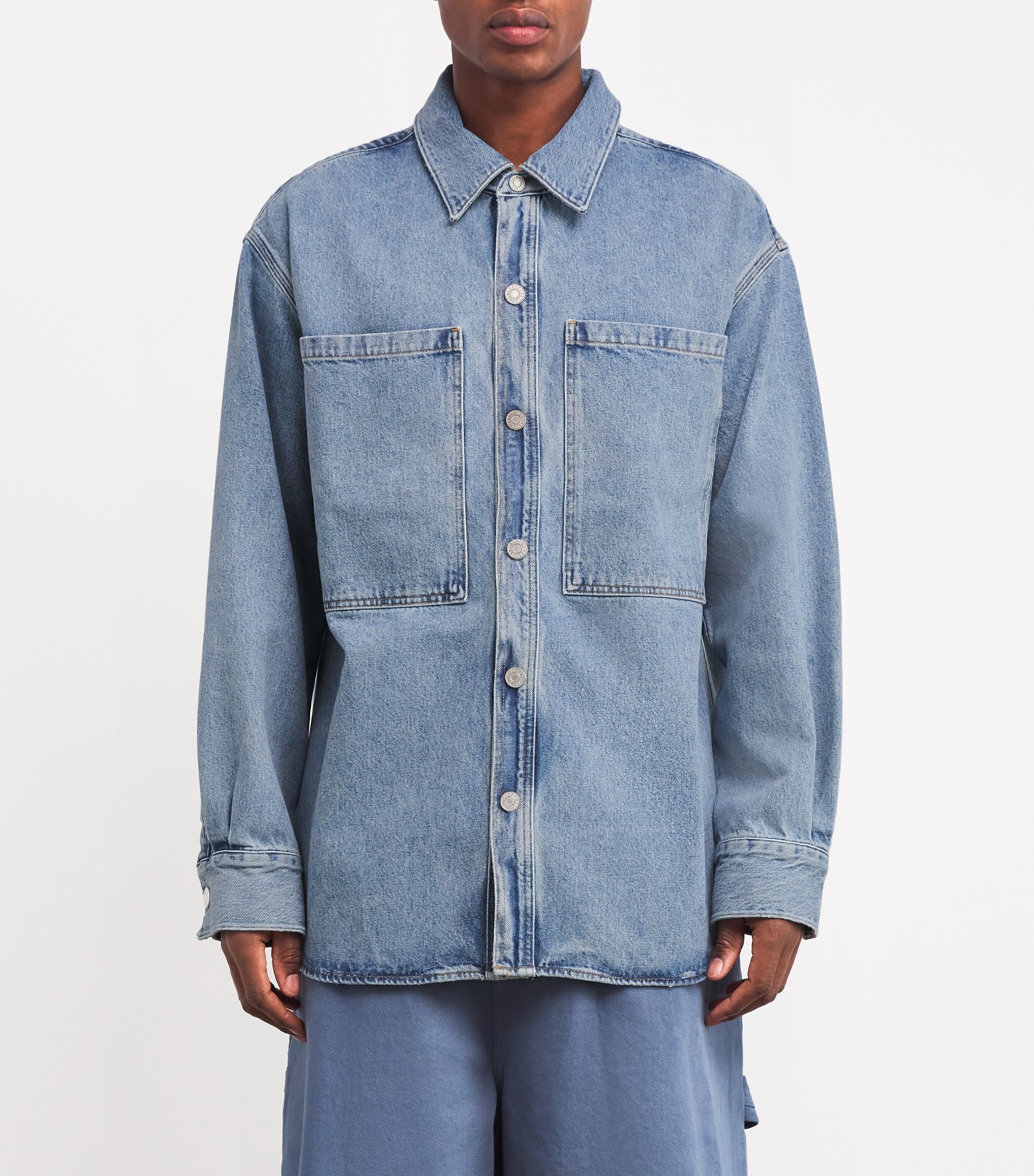 Oversized Atticus Denim Shirt CIRCIT Image 3