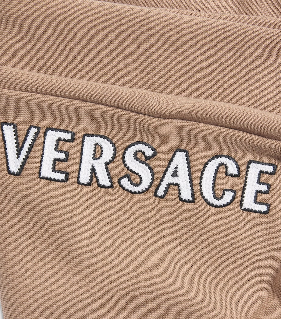 Versace Kids Cotton Logo Sweatpants (6-18 Months) Image 3