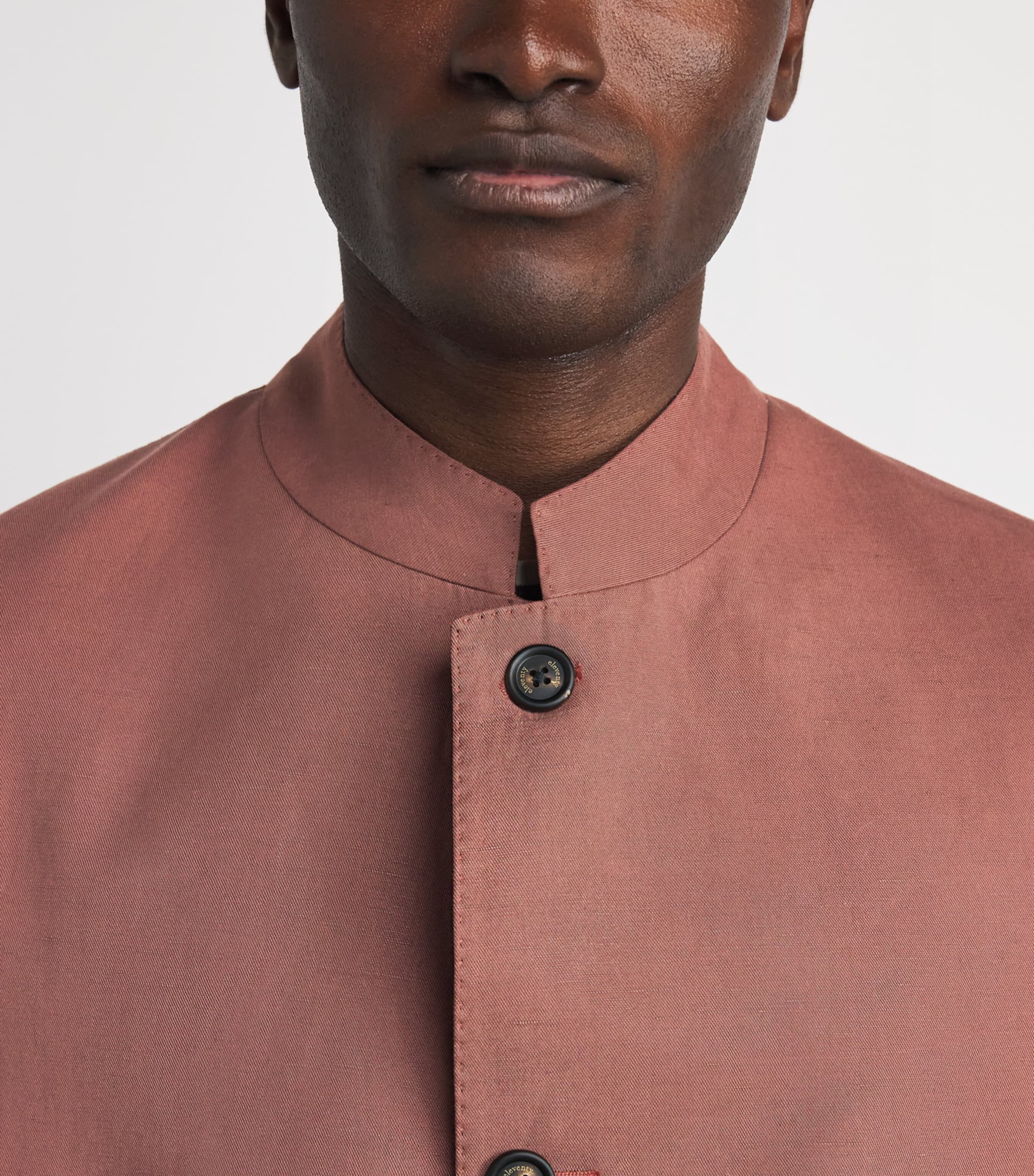 Eleventy Mens Single-Breasted Jacket Bruciato Image 3