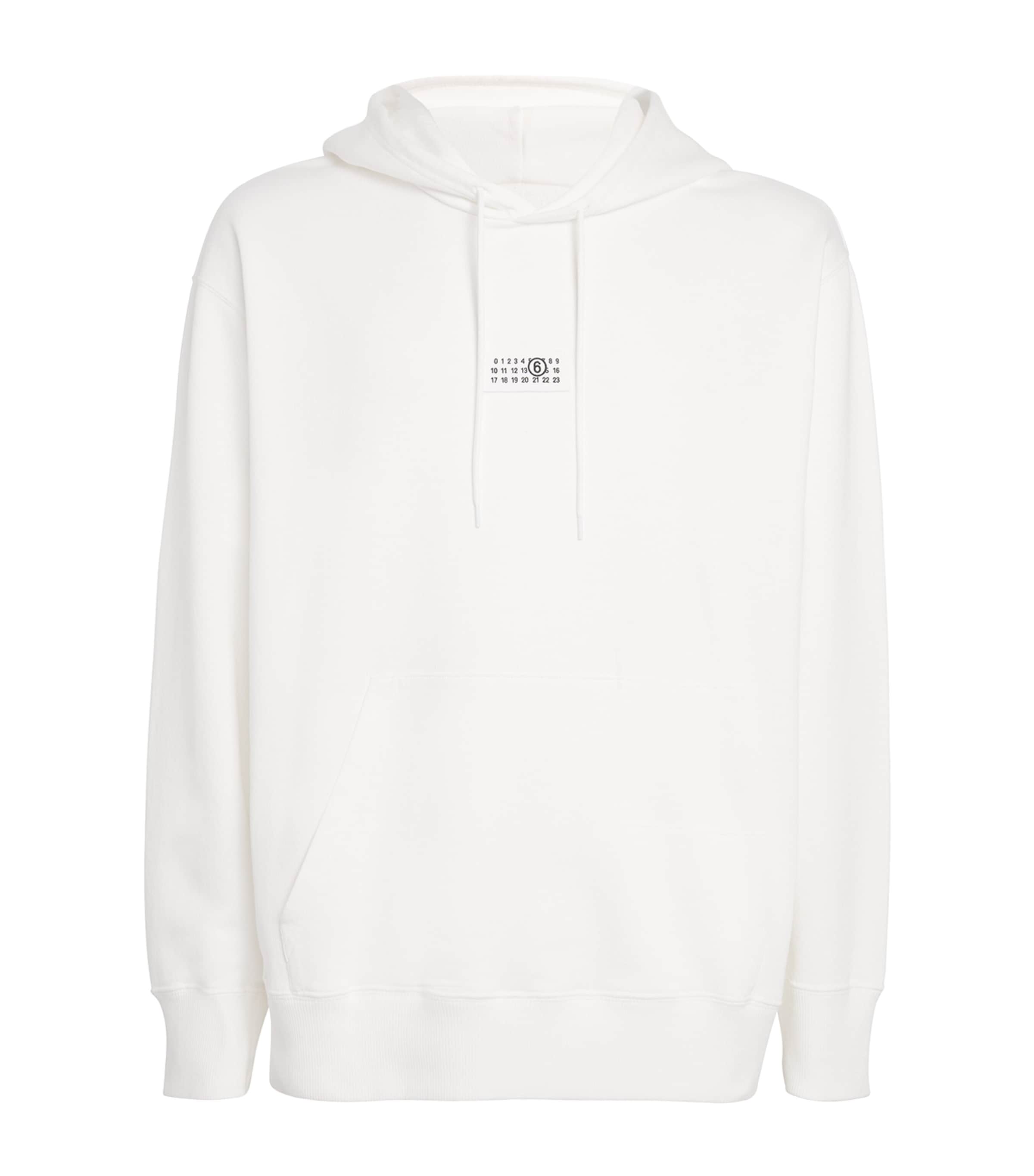 MM6 Maison Margiela Cotton Numeric Tab Hoodie | Men Clothing | Sweatshirts & Hoodies | Designers | Maison Margiela | MM6 Maison Margiela
