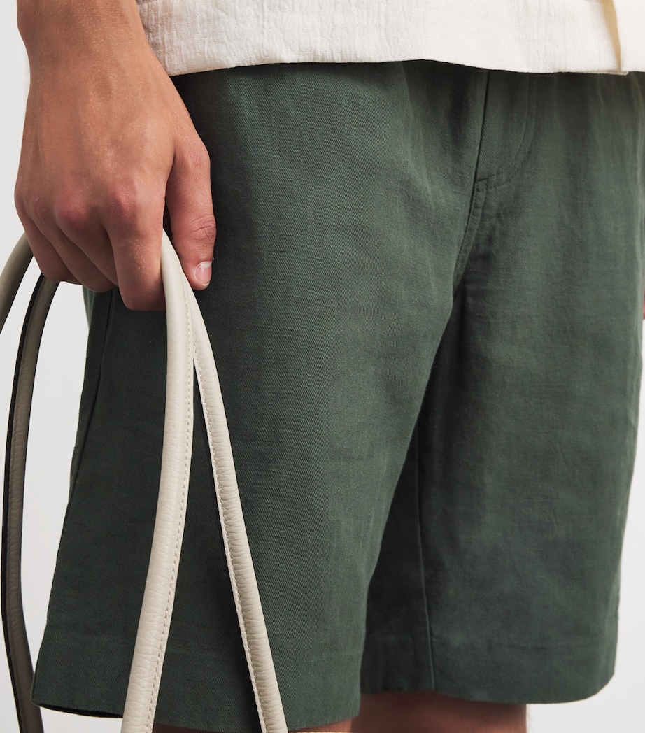 Linen Straight Shorts CLIMB IVY 190307TCX Image 6