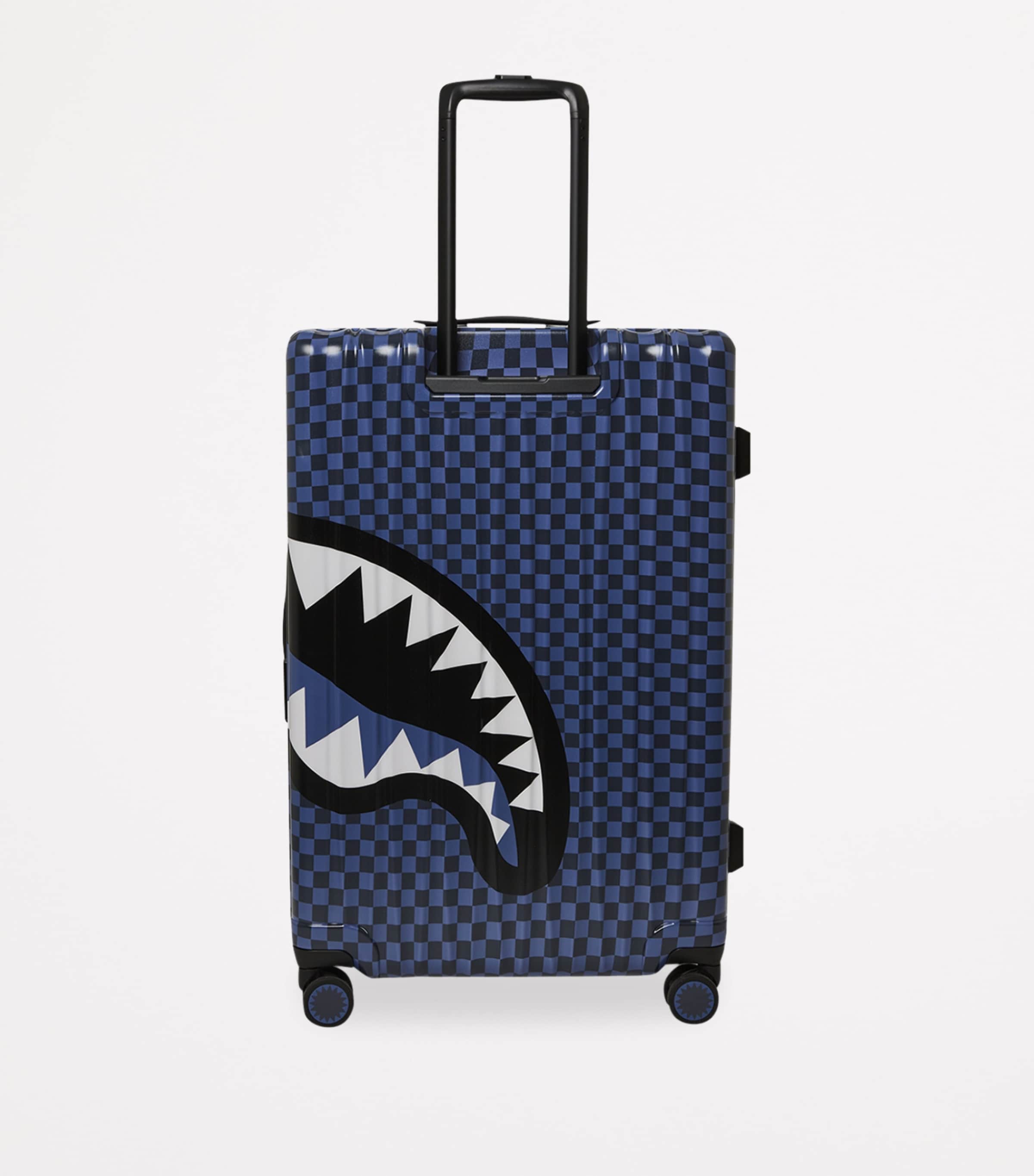 Sprayground Blue Midnight Magic Sharks in Paris Check-In Suitcase