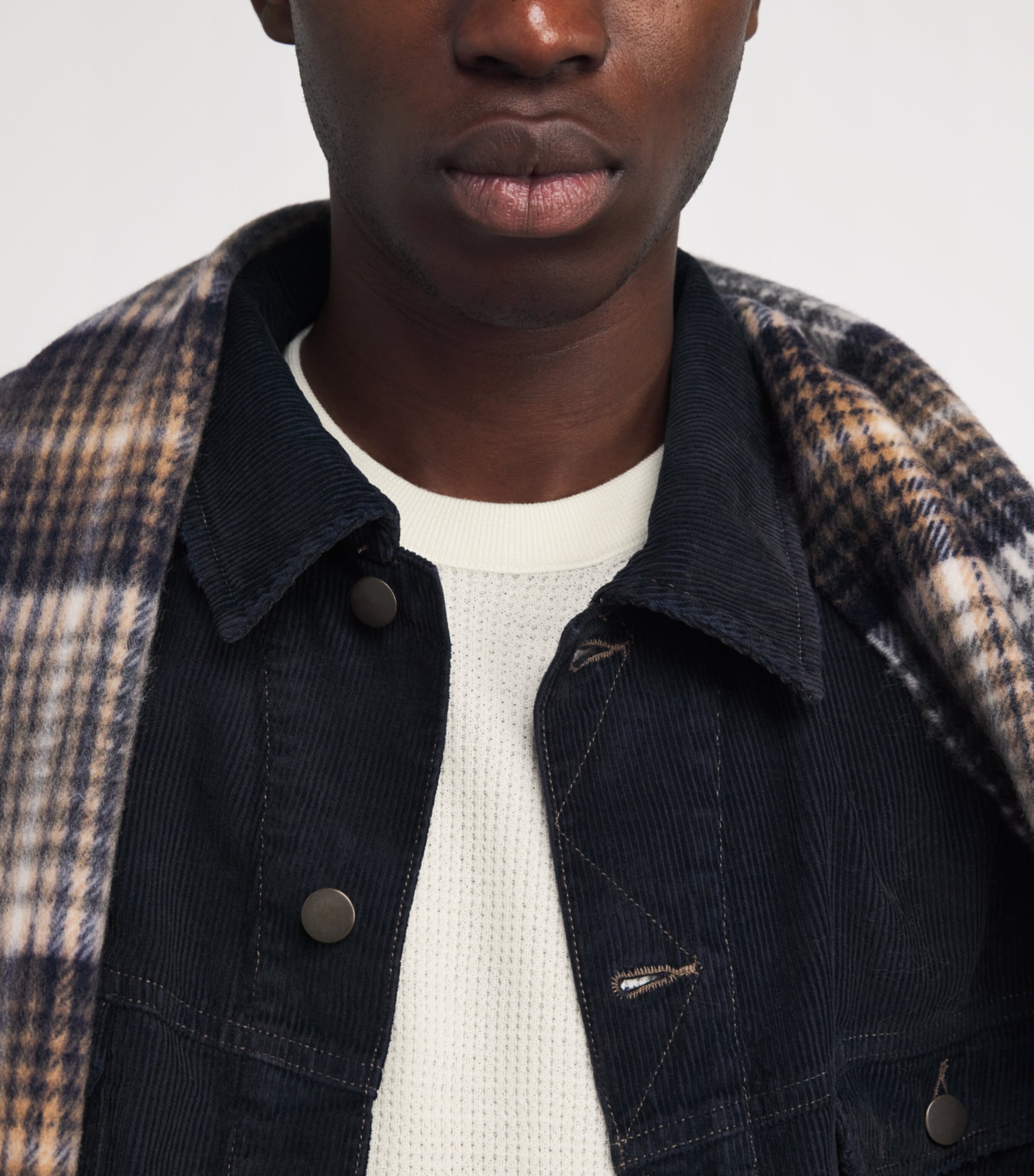 x Aaron Levine Merino-Cashmere Portland Sweater PARCHMENT Image 6