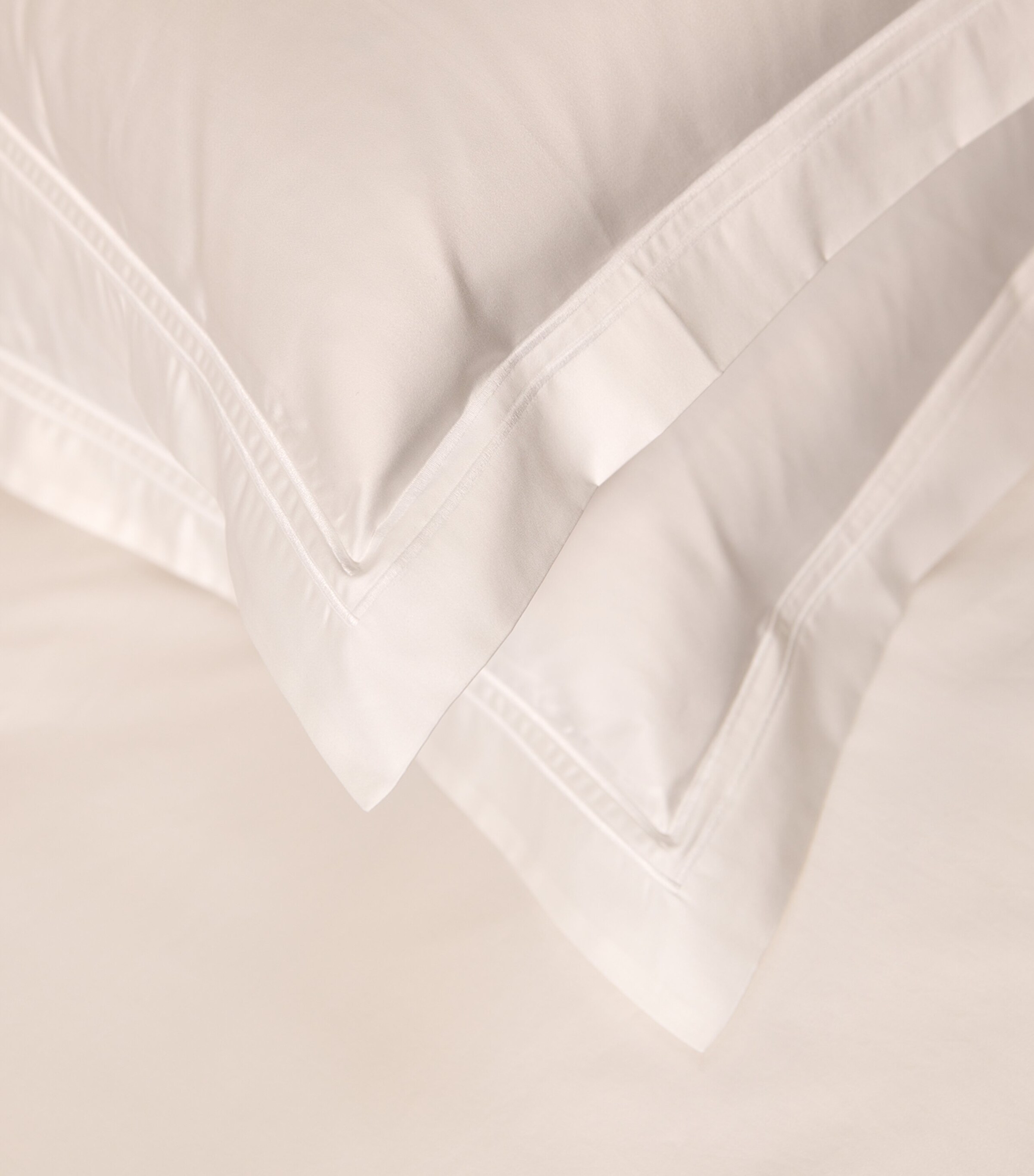 Brompton II Oxford Pillowcase Pair (50cm x 90cm) WHITE Image 7
