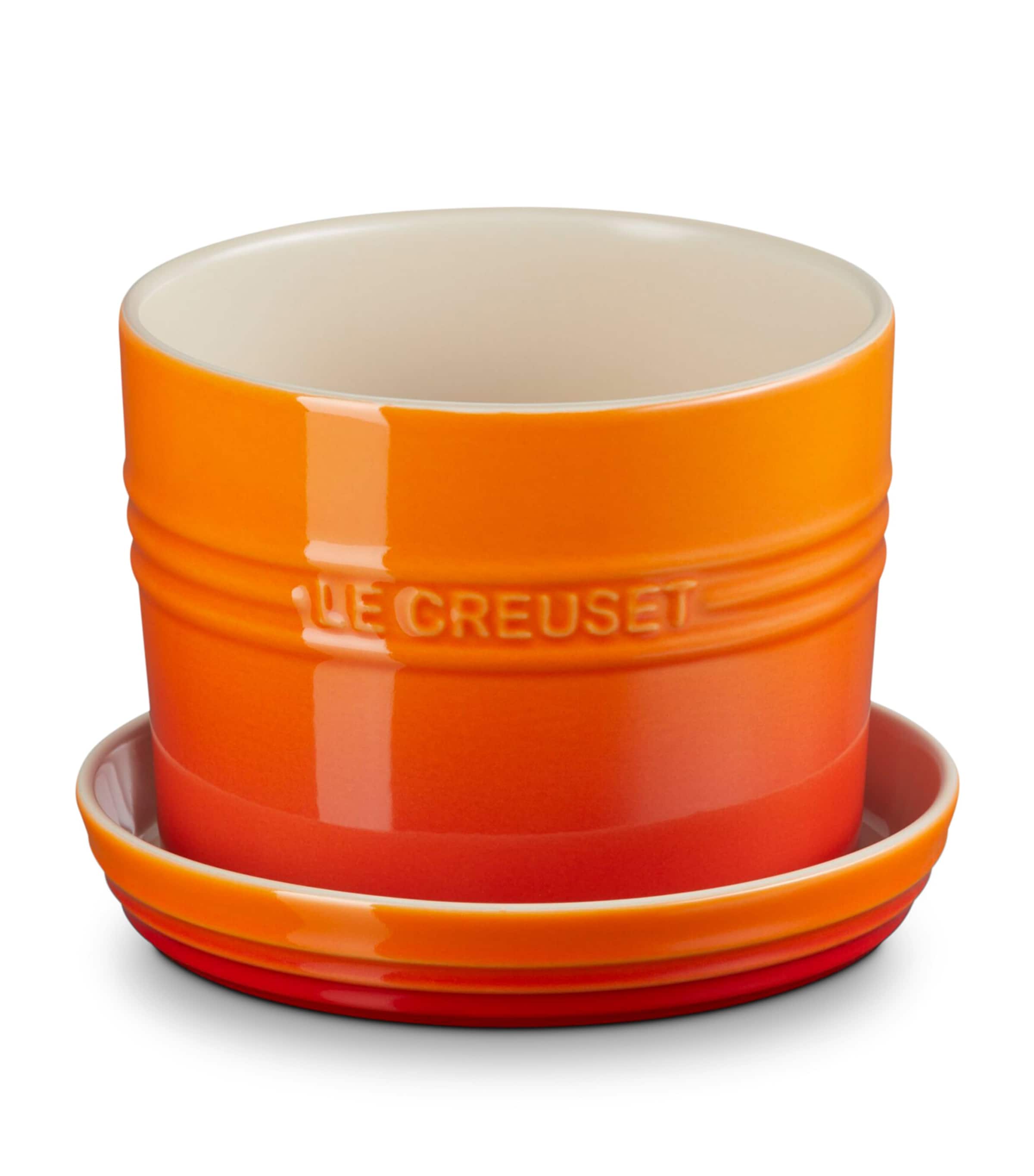 Le Creuset Stoneware Herb Planter (15cm) Volcanic Image 1