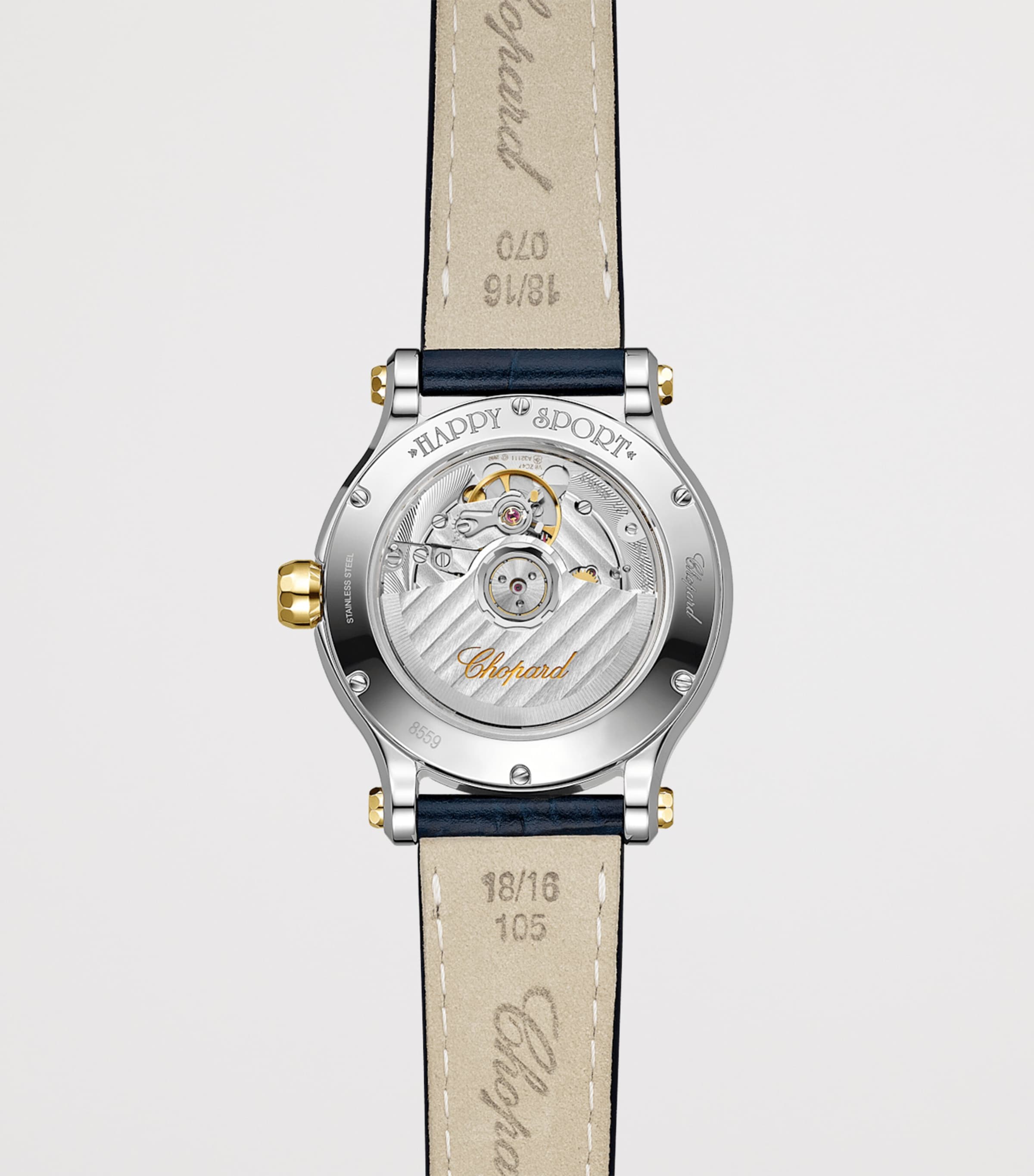 Yellow Gold, Stainless Steel and Diamond Happy Sport Watch 36mm YELLOW GOLD/STAINLES Image 2