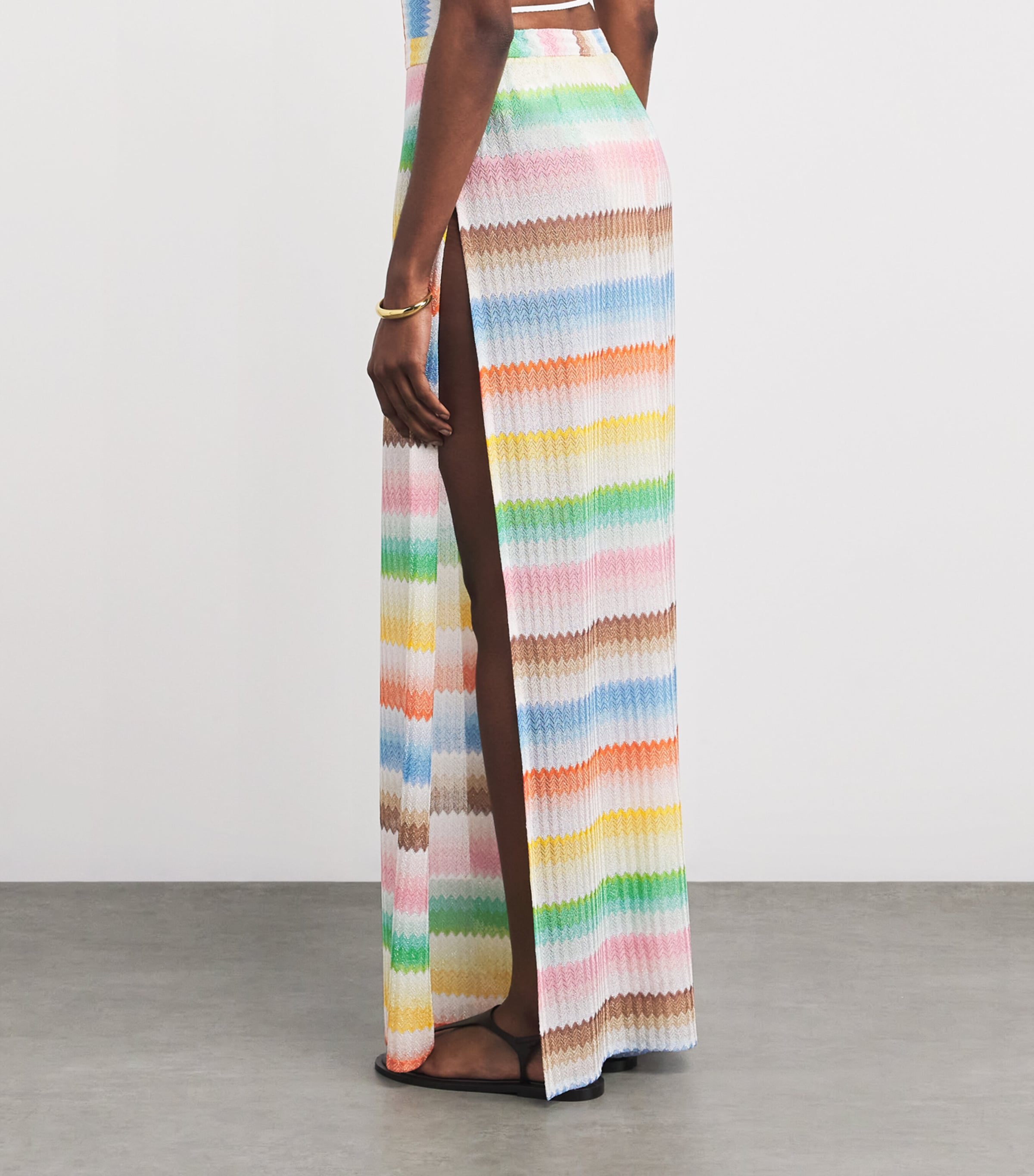 Zigzag Wide-Leg Trousers SM9X2MULTICOLOR Image 4