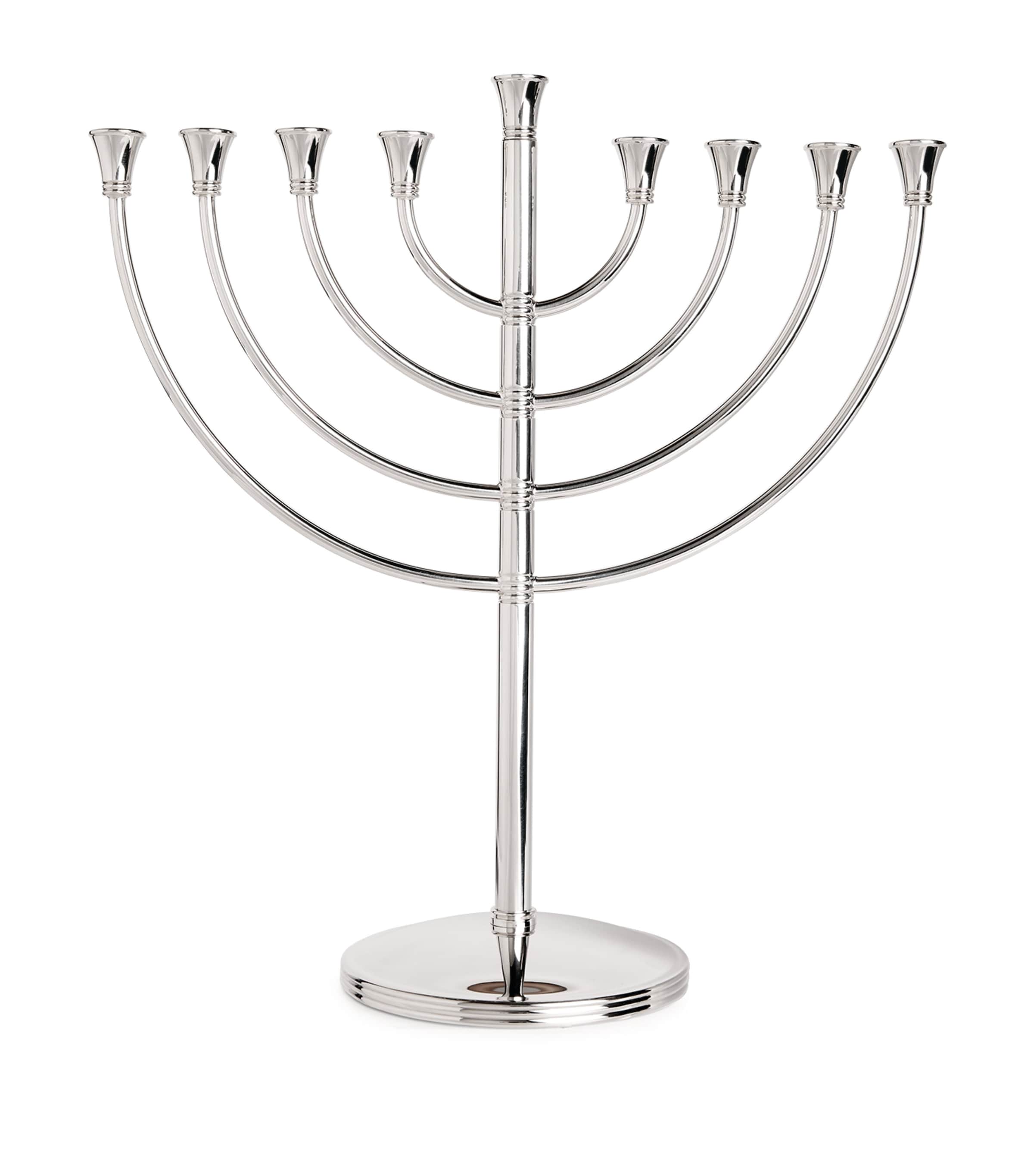 Christofle Silver-Plated Célébrations Menorah | Home Accessories | Candle Holders | Designers | Christofle