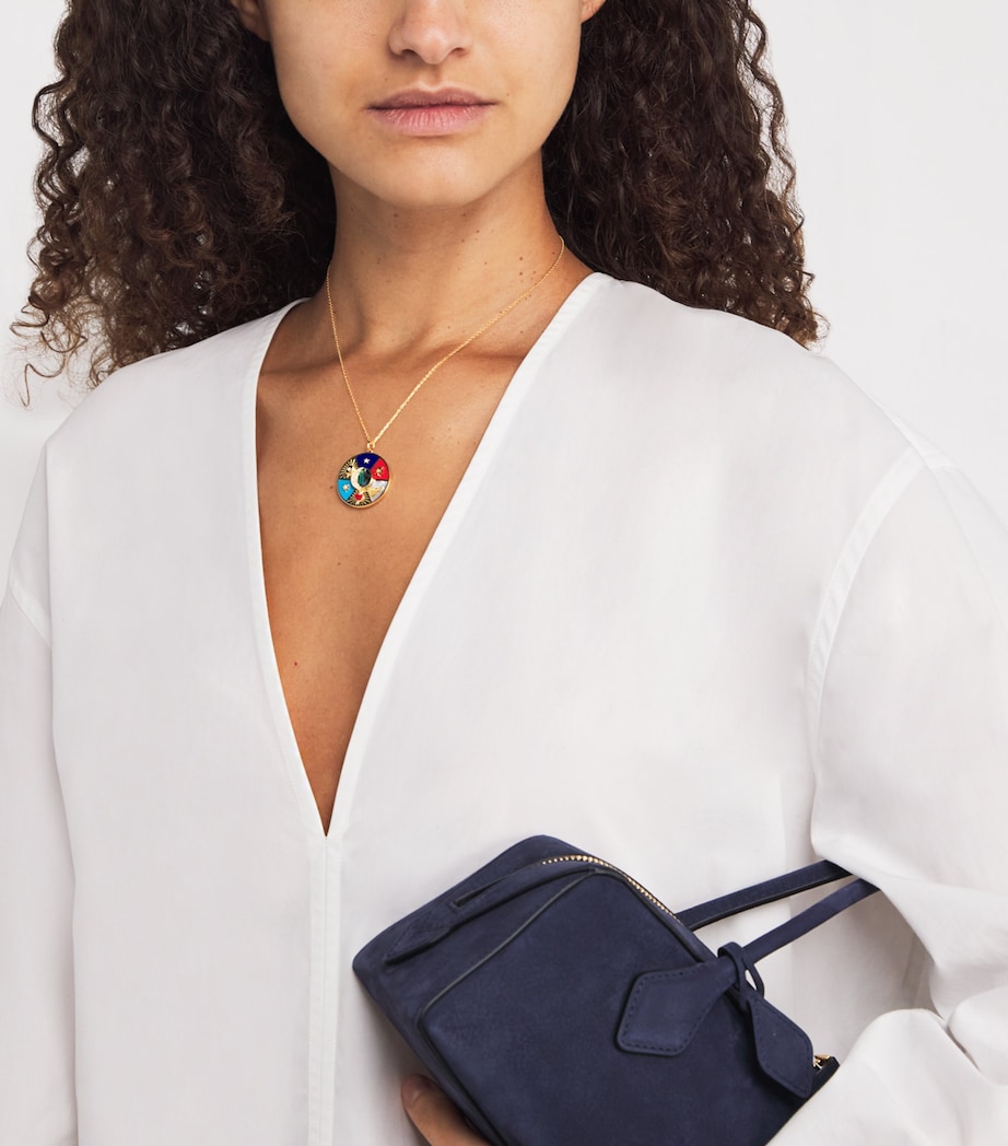 Yellow Gold and Diamond Oracle Eternal Charm Necklace YELLOW GOLD Image 2