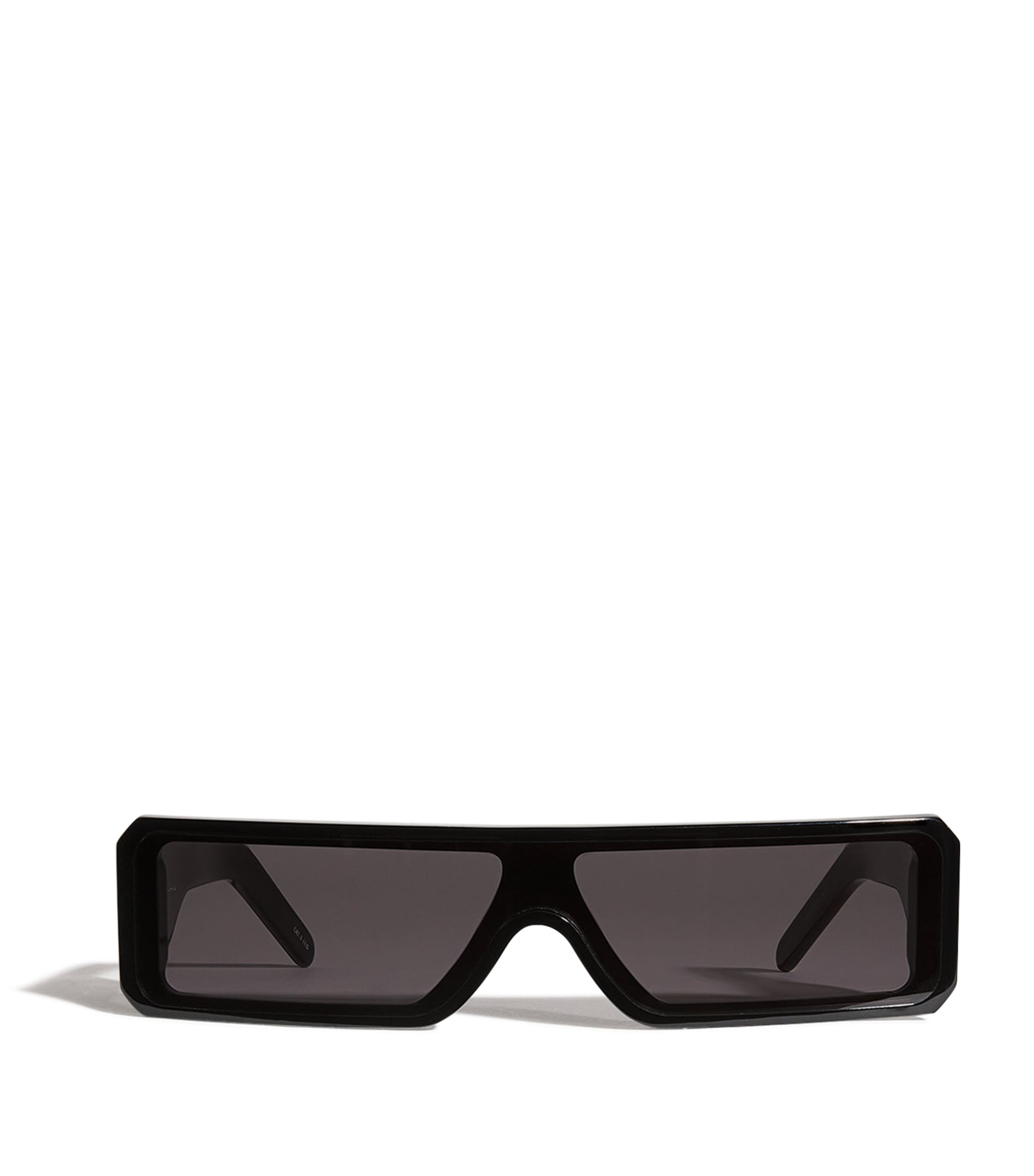 Acetate Geth Sunglasses BLK TMPL/BLKLNS/0909 Image 1