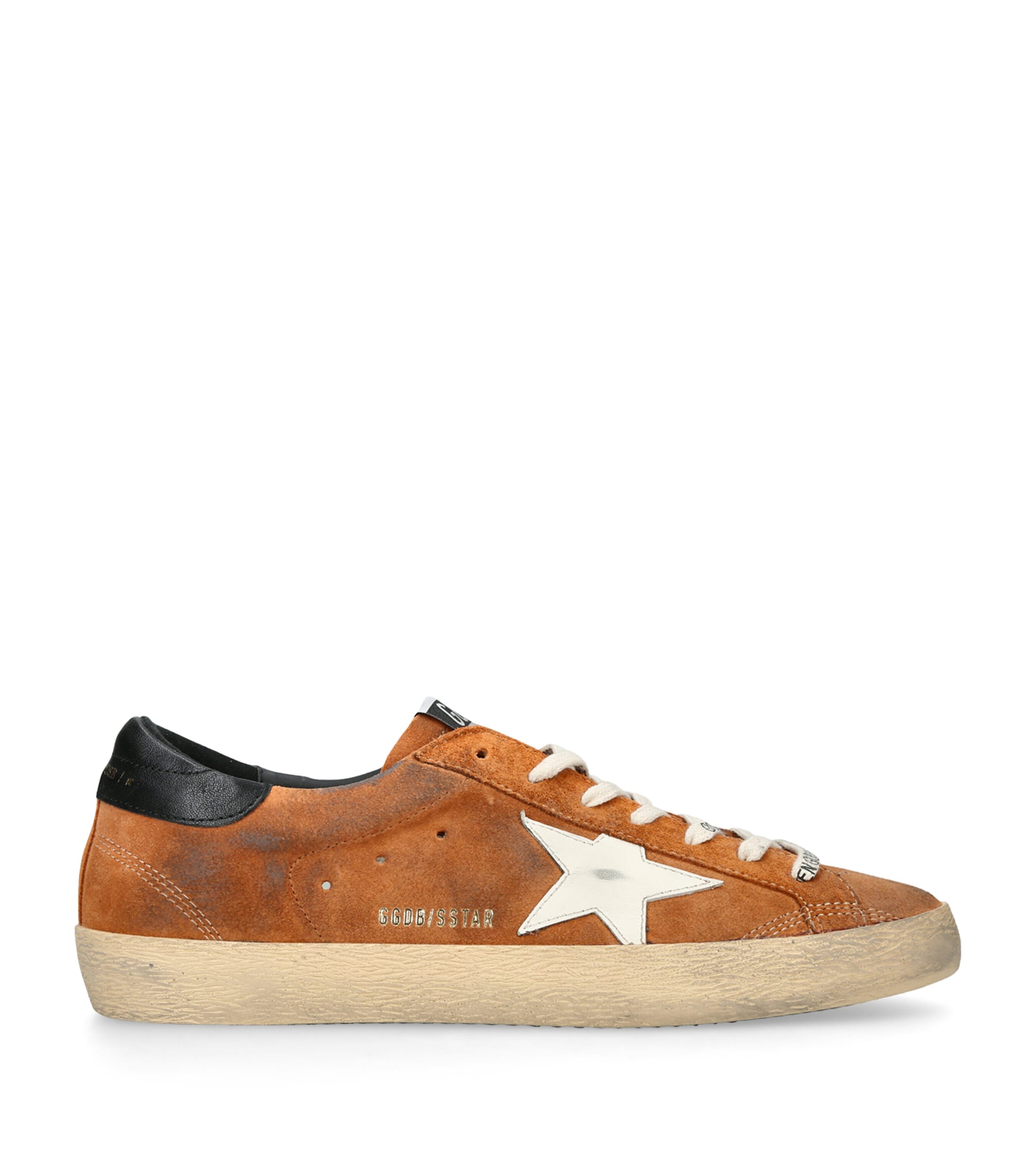 Golden Goose Suede Super Star Sneakers Tan Image 1