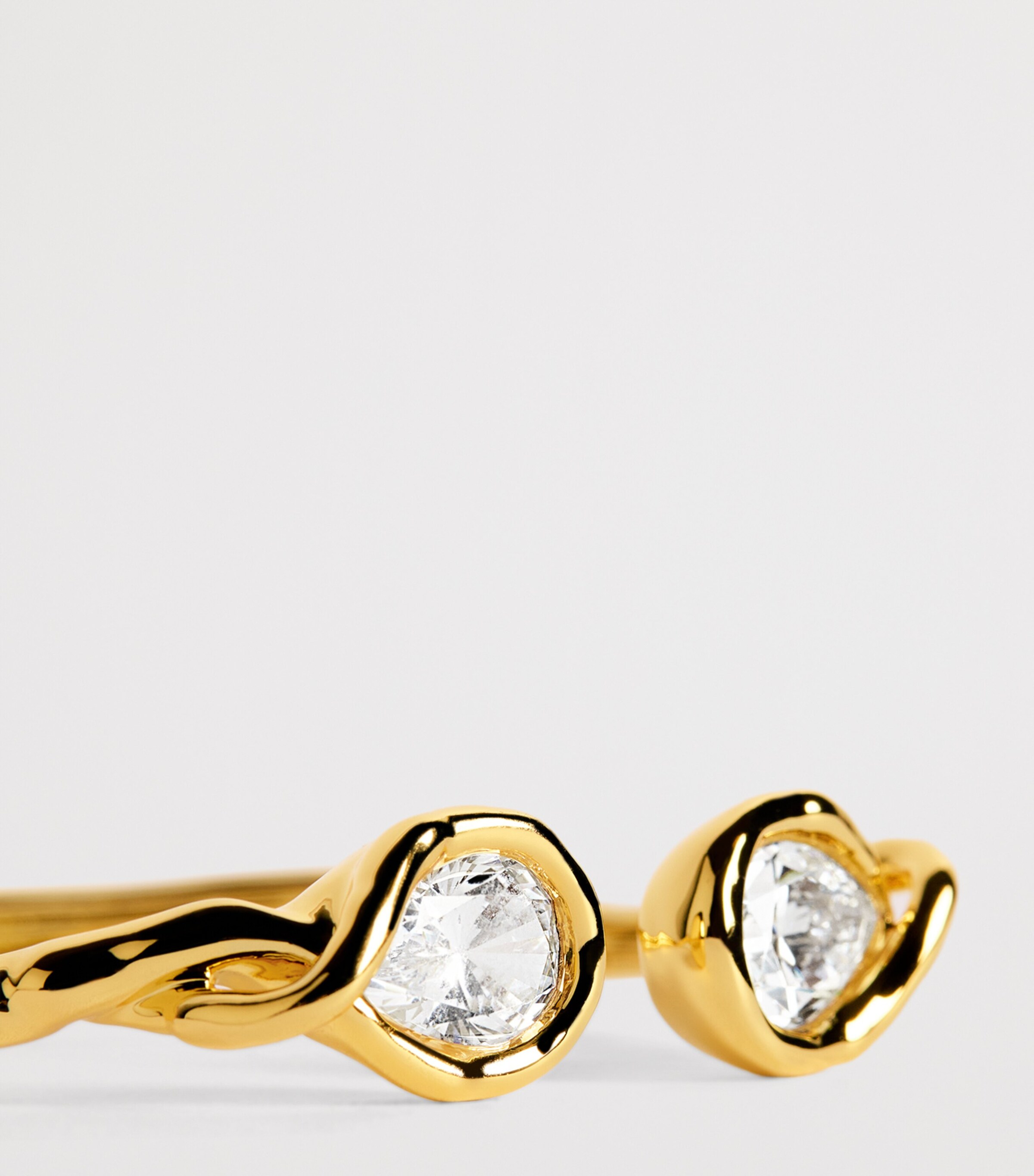 Alexis Bittar Gold-Plated Astarales Hinge Bracelet Gold Image 5