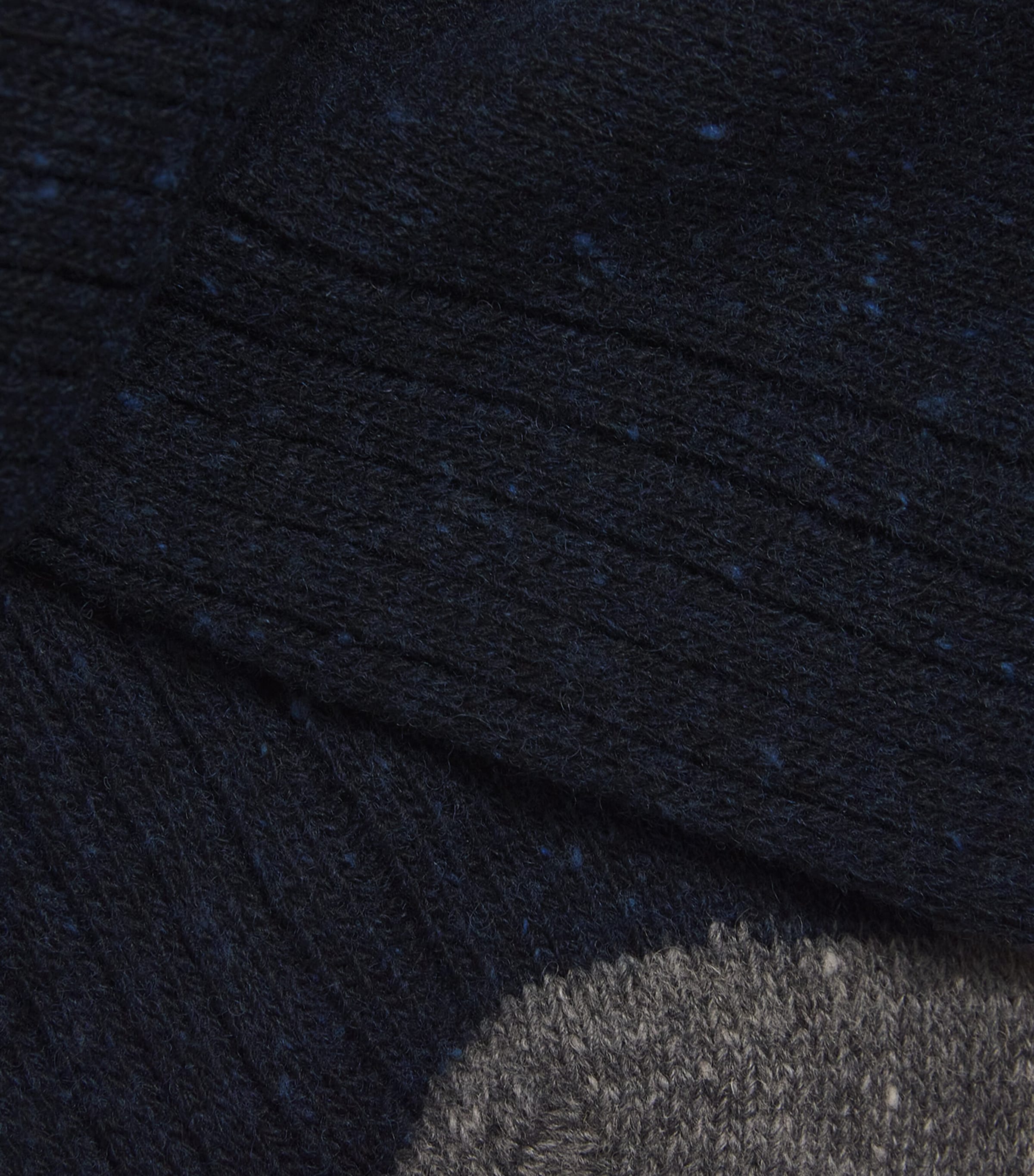 Barbour Mens Wool-Blend Houghton Socks Midnight Image 3