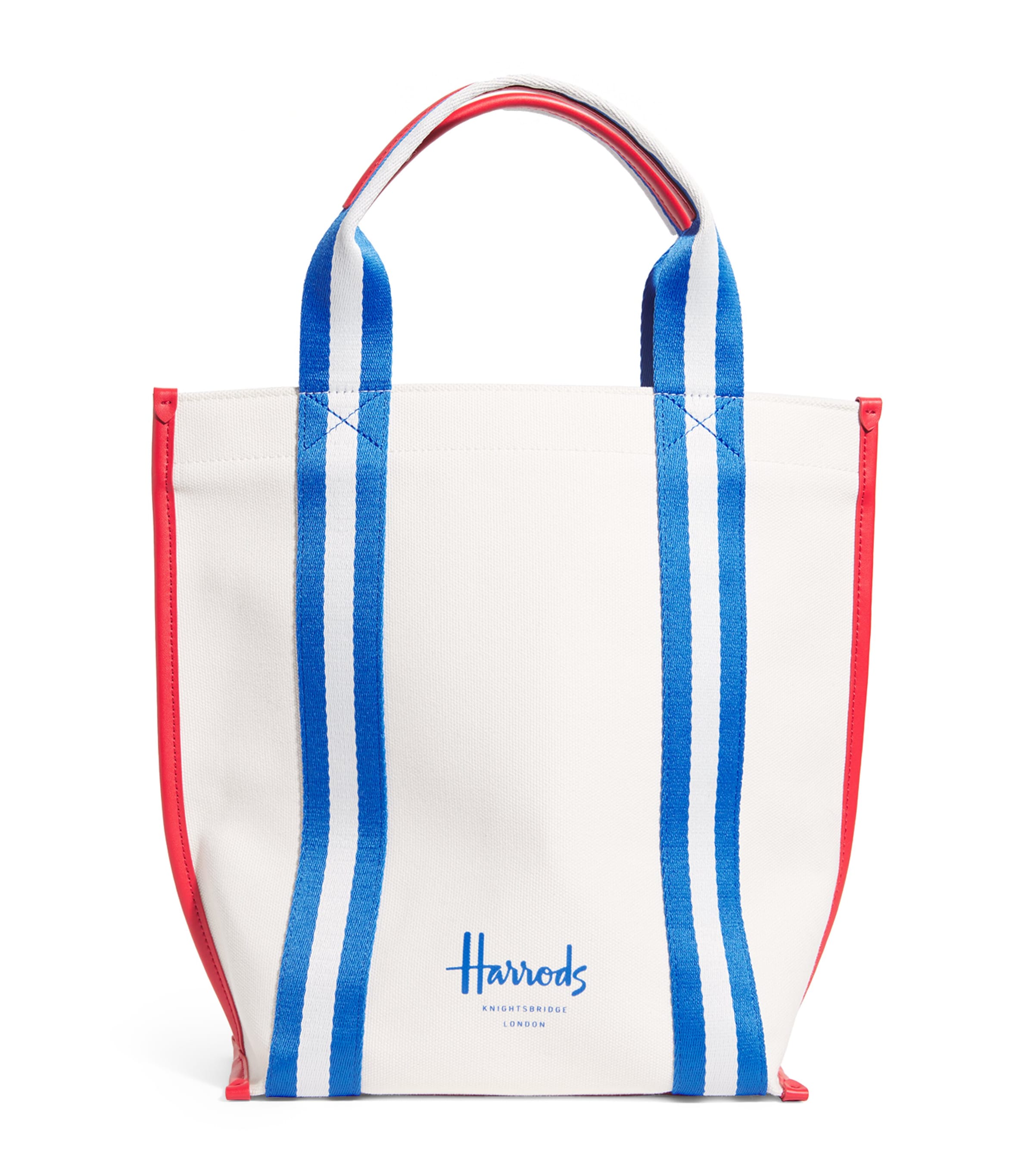 Harrods Small Britannia Tote Bag In White