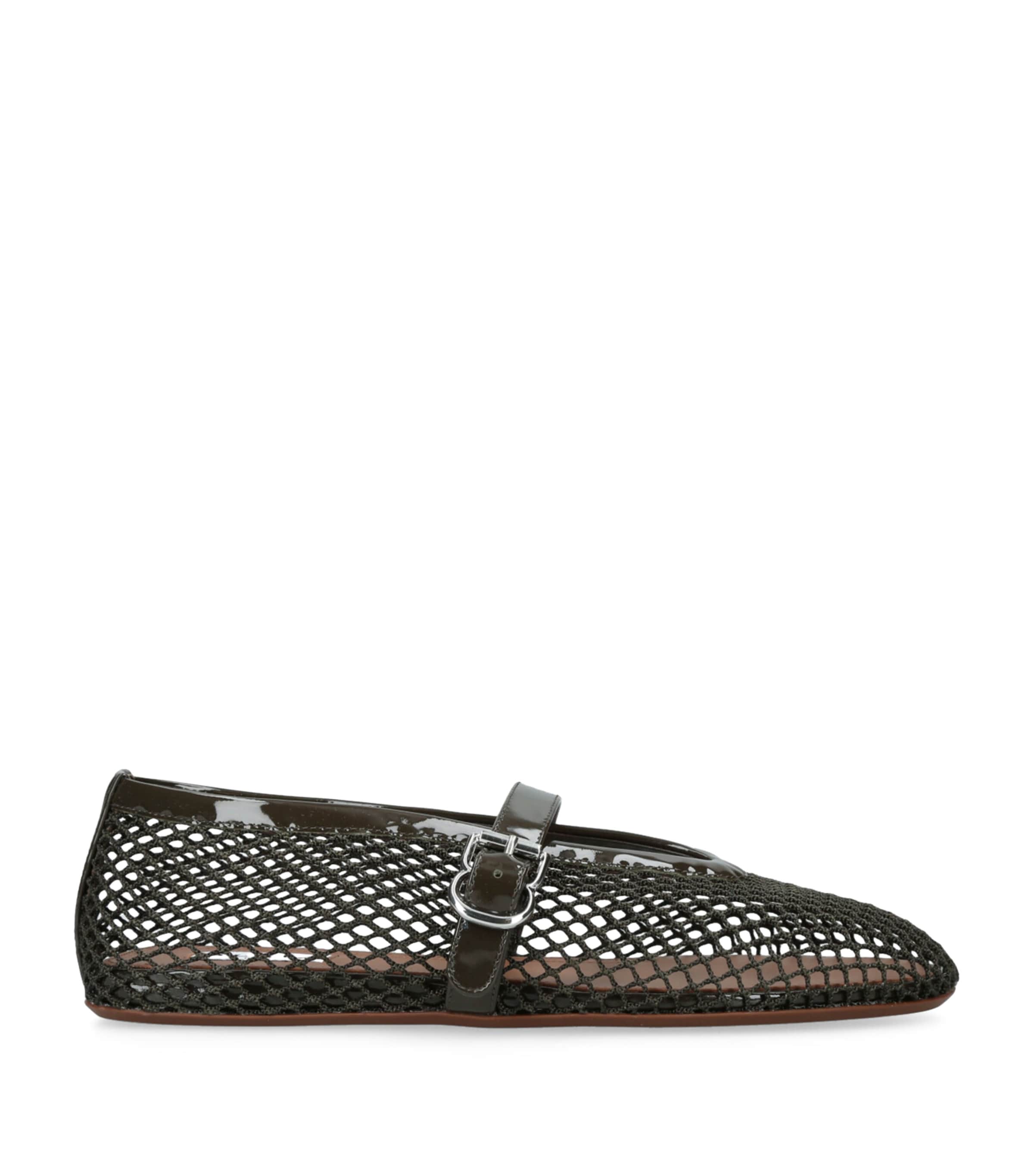 Alaïa Mesh Ballet Flats | Holiday Shop | Womens | Sandals | Women Bestsellers | Shoes | Women Shoes | Flats | Ballet Flats | Designers | Alaïa | Women Trending Now