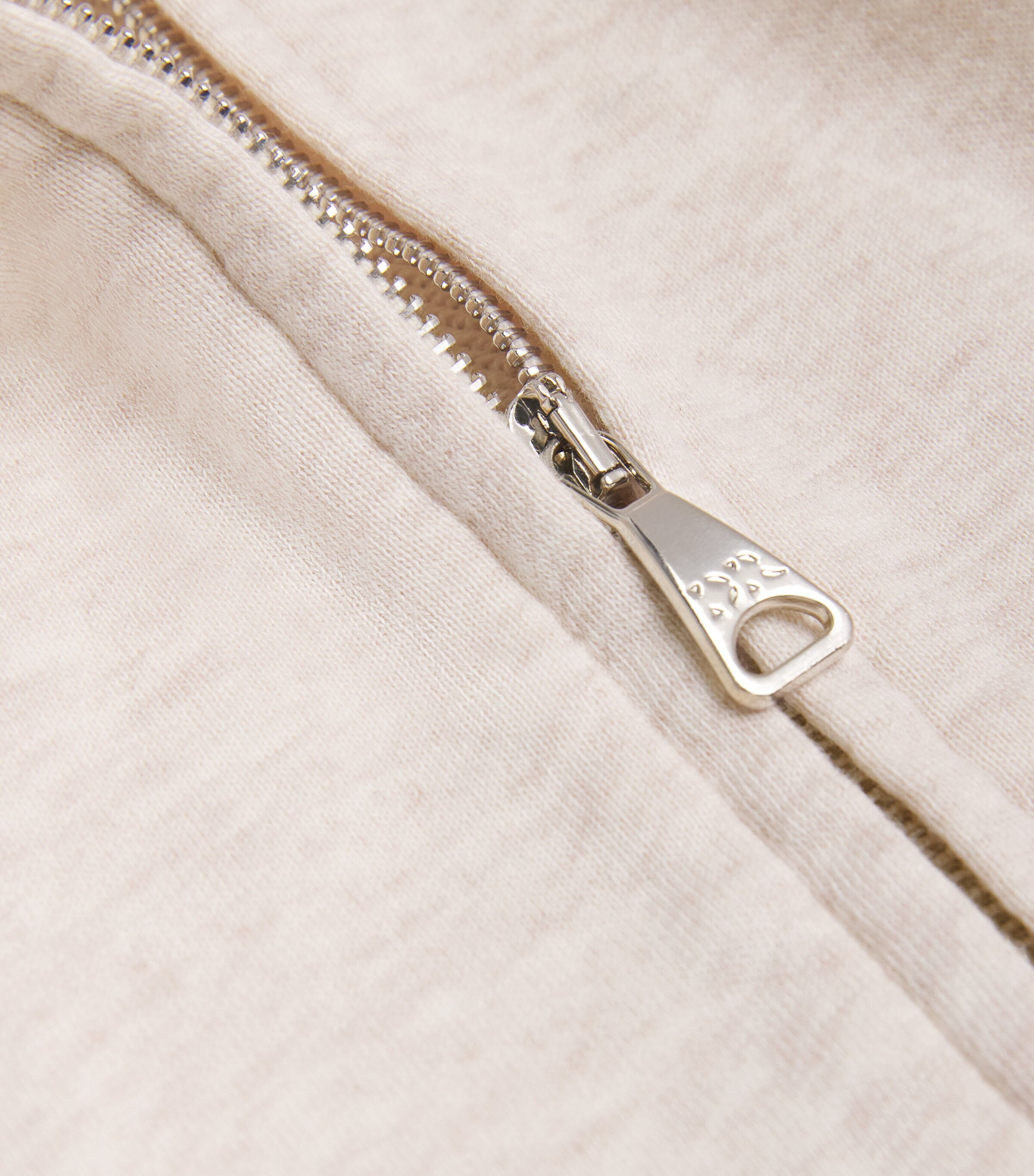 Cotton Quinn Zip-Up Hoodie 1 CREAM Image 5