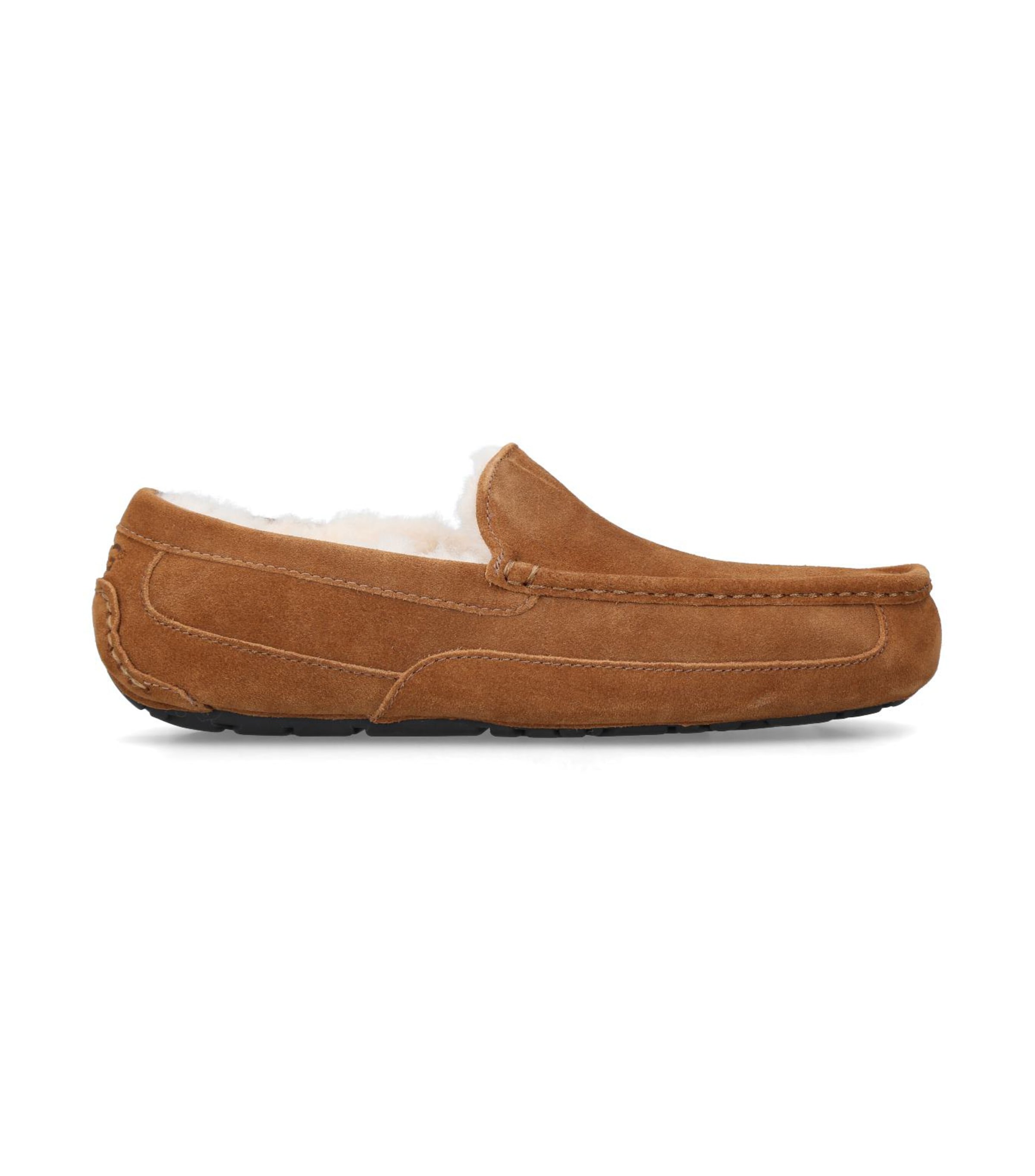Suede Ascot Slippers BROWN Image 4