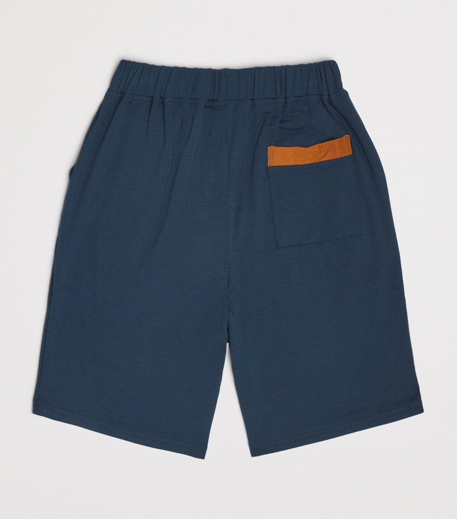 Homebody Kids Jersey Posh Pyjama Shorts (4-16 Years) Navy Image 2