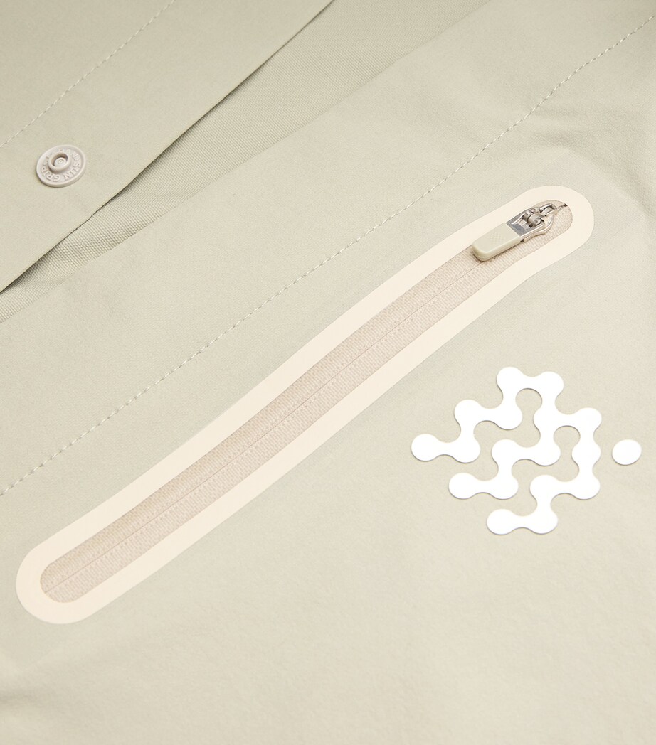 Manors Mens Water-Resistant Frontier Shirt Taupe Image 5