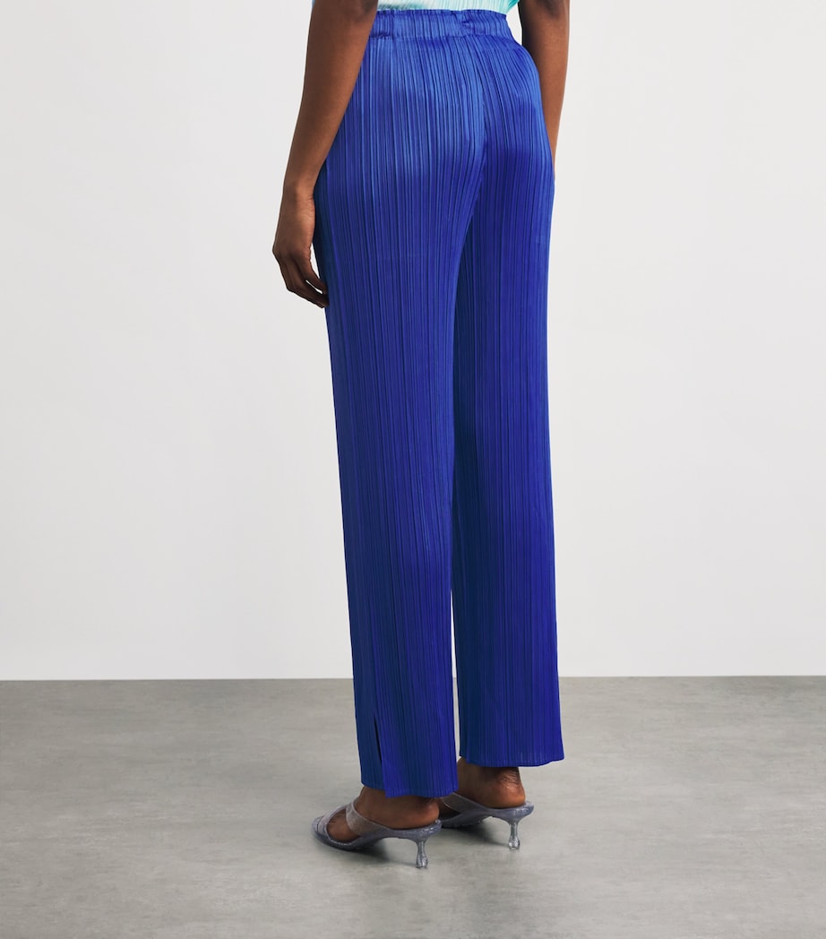 Pleats Please Issey Miyake Womens Monthly Colors May Trousers Blue Image 5