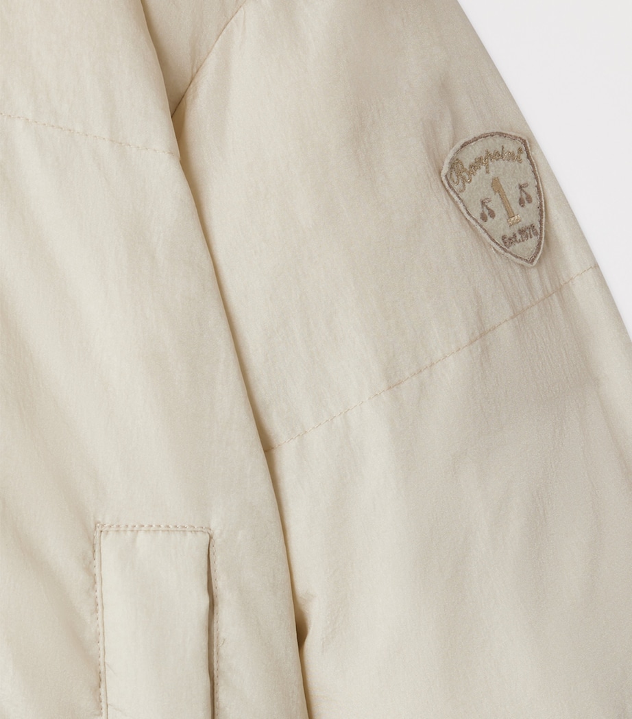 Reversible Jolie Down Jacket (4-8 Years) MASTIC CHINE Image 3