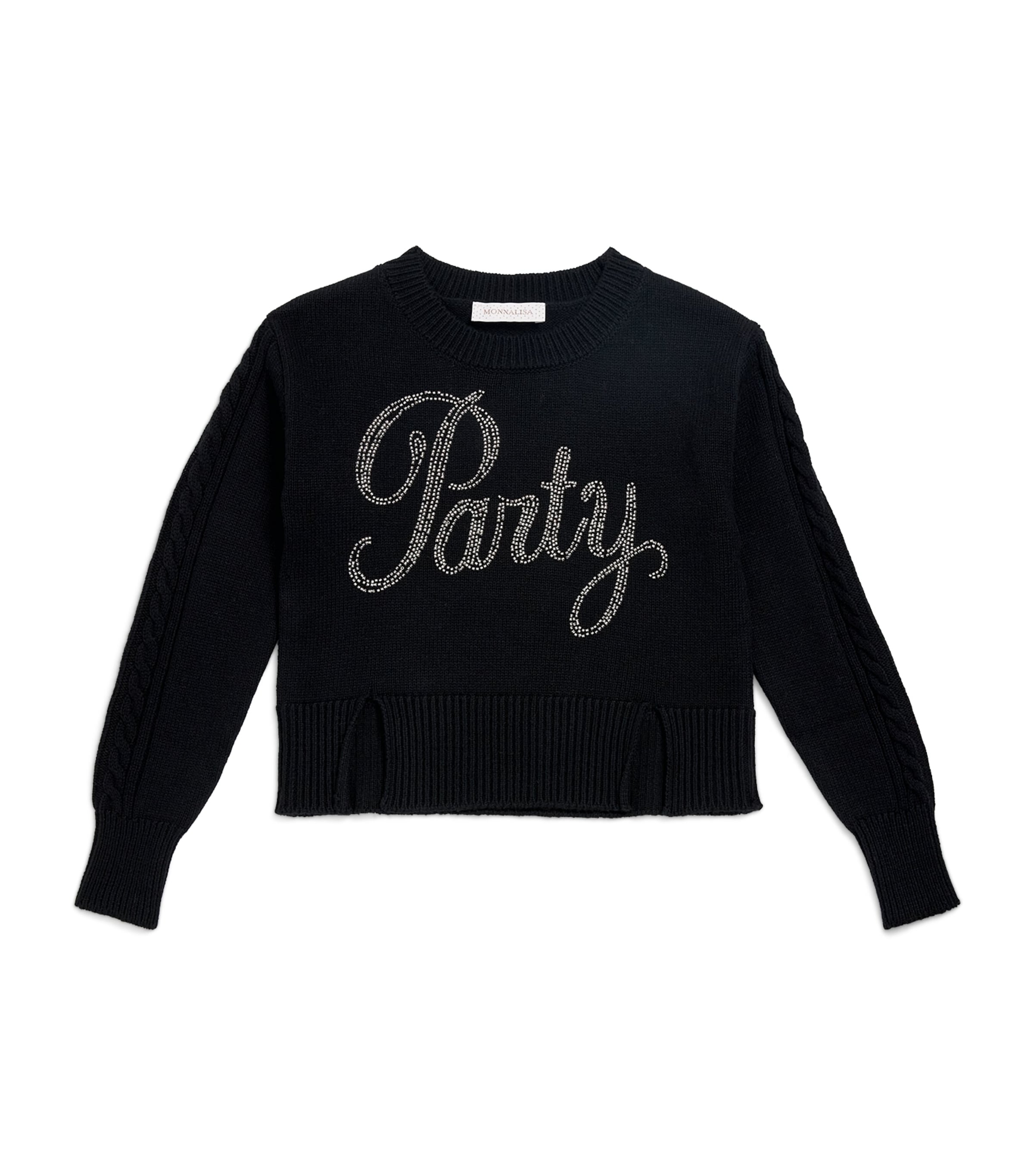 Monnalisa Cotton-Wool Party Sweater (4-12 Years)