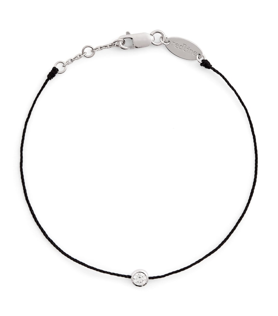 White Gold and Diamond Pure Bracelet BLACK Image 1