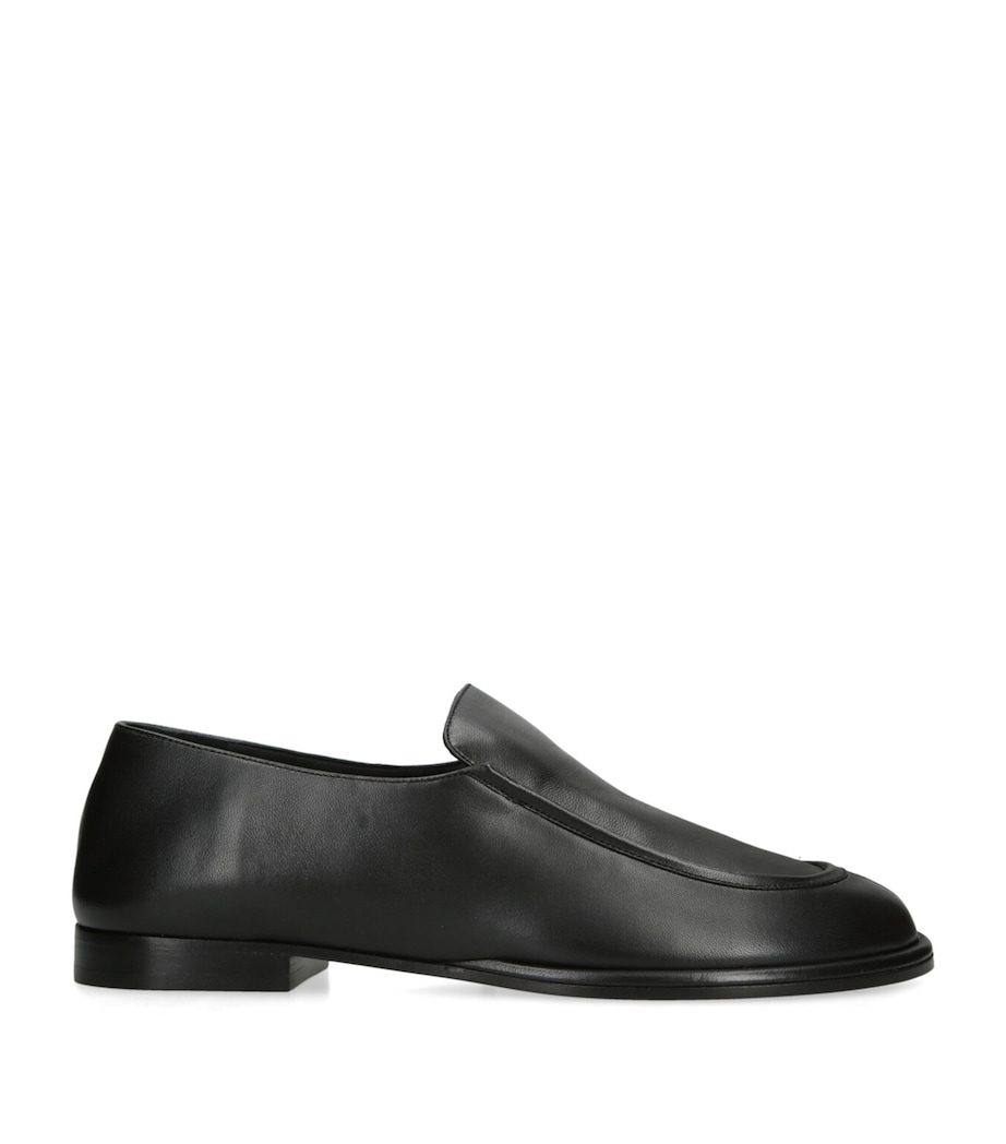 Leather Polaris Loafers BLACK Image 1