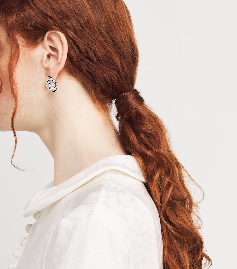 Sterling Silver The Vera Earrings SILVER Image 2