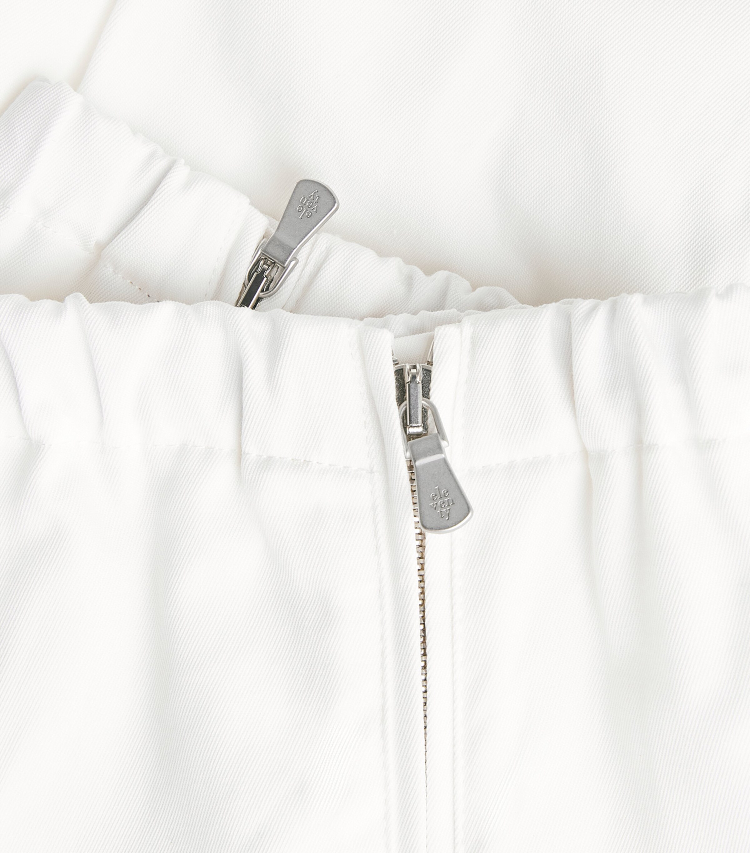 Eleventy Mens Cotton Cargo Trousers Bianco Image 6
