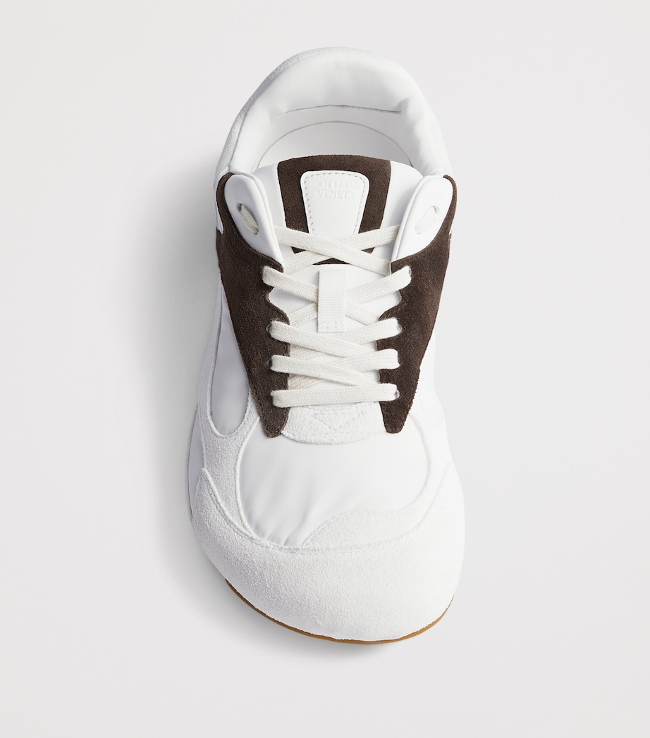 Bottega Veneta Suede-Panel Sneakers Image 4