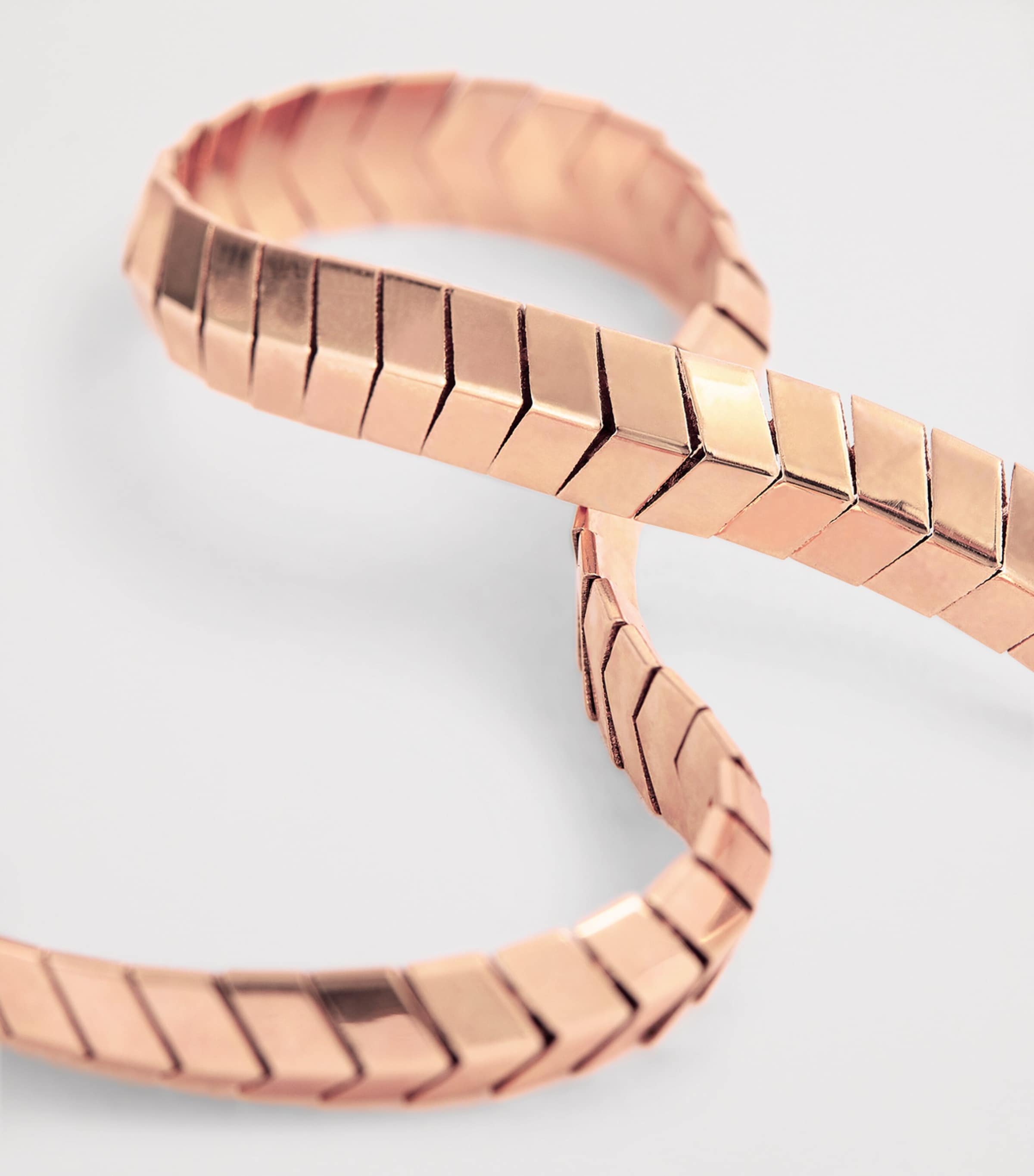 Rose Gold Fishtail Bracelet ROSE GOLD Image 4